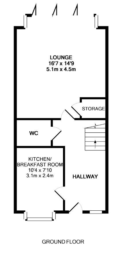 3 Bedrooms Terraced house for sale in Acorn Close, Maidstone ME16