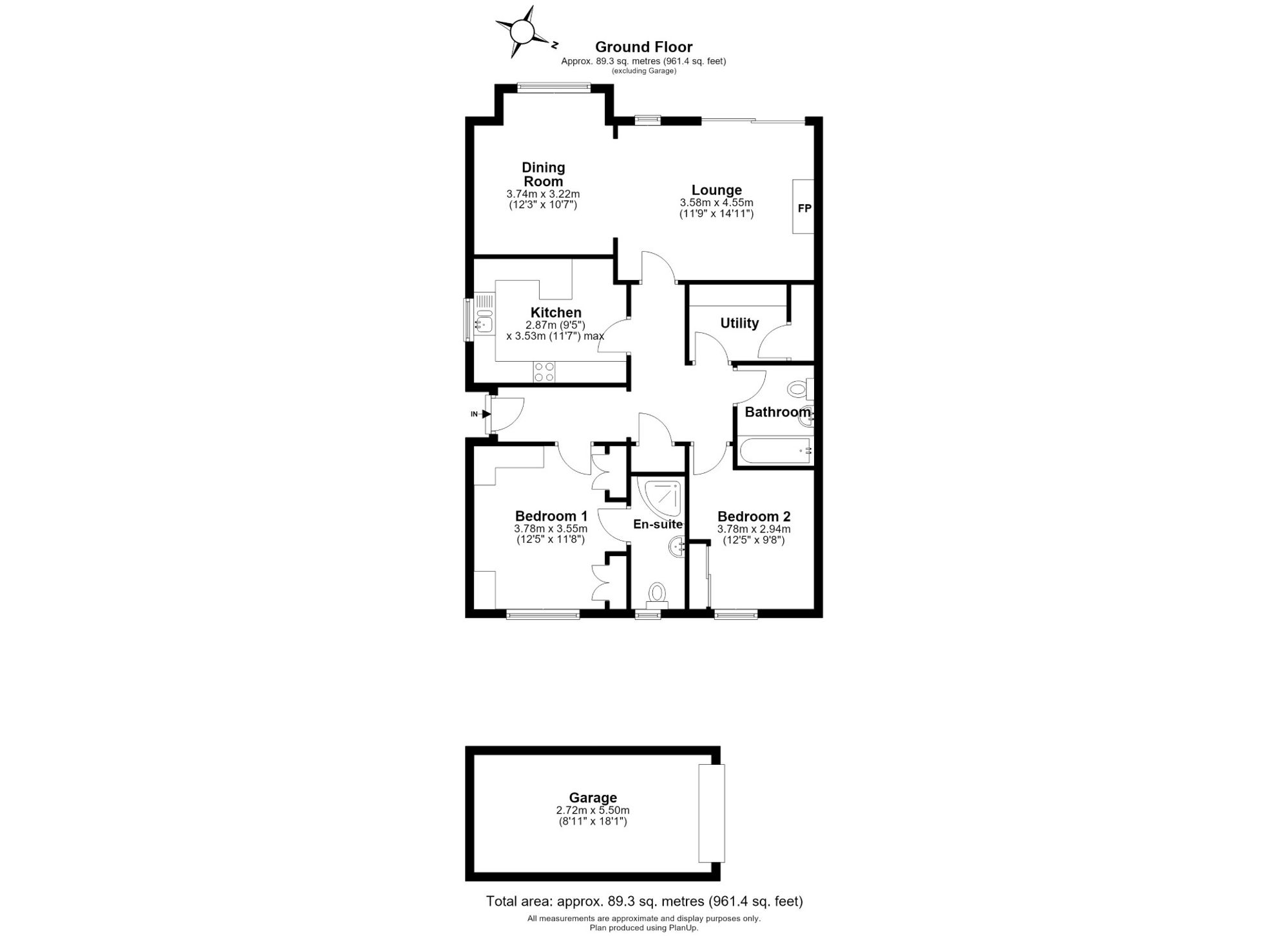 1 Almsford Court, Harrogate floorplan