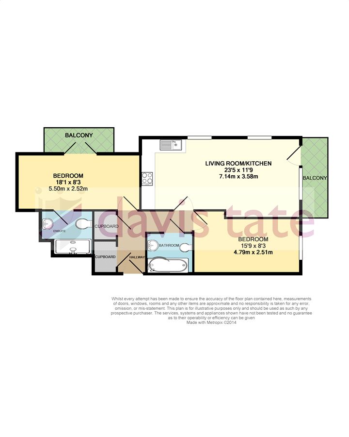 2 Bedrooms Flat to rent in Watlington St, Reading RG1