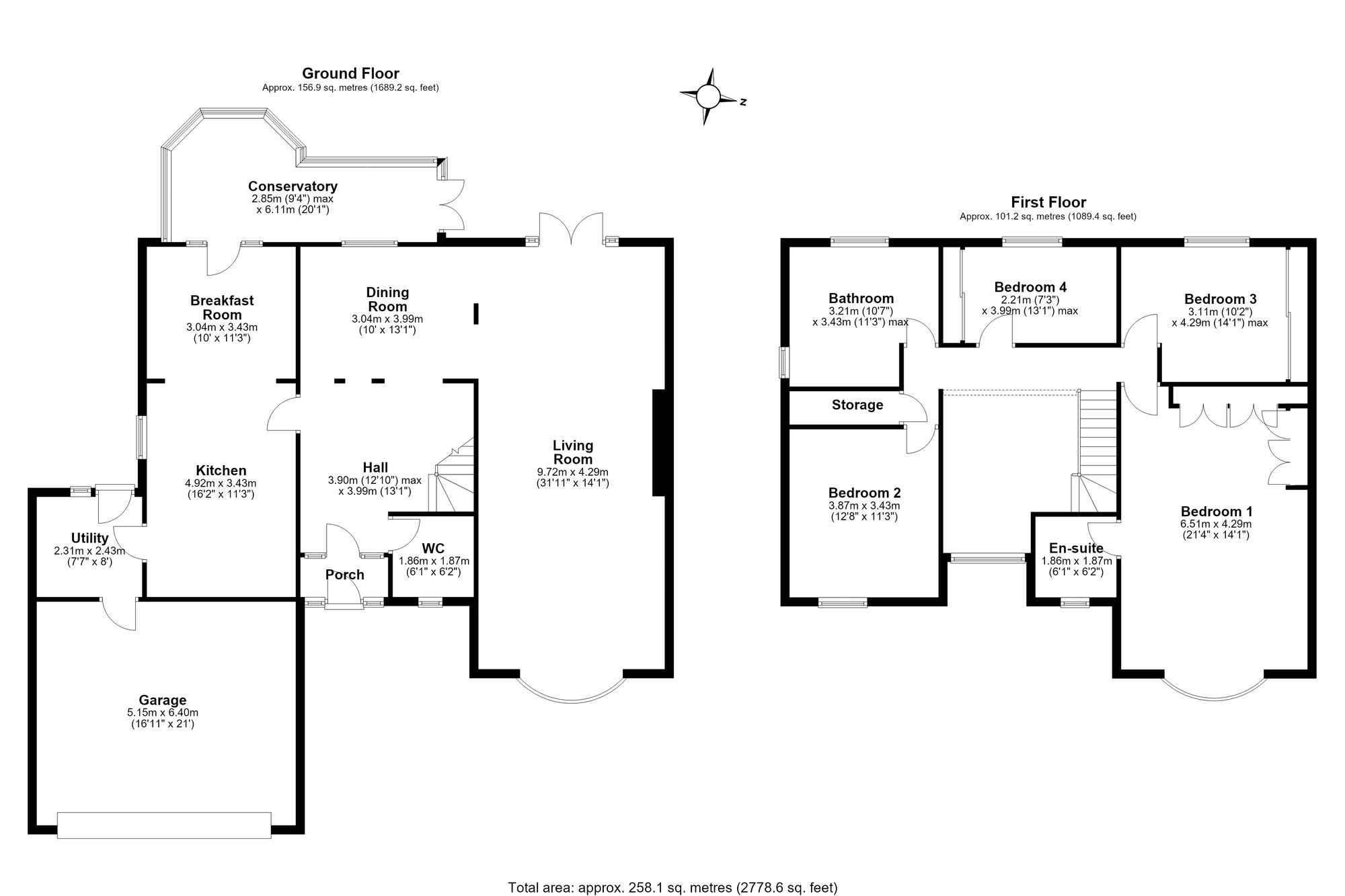 328 London Road, Warrington floorplan