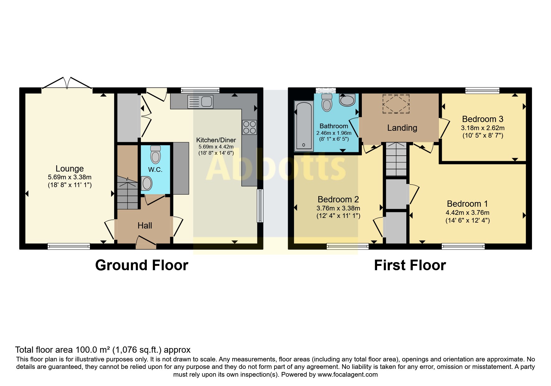 ++ 3 Bed Det 75% ++ Thieves Bridge,, Thieves Bridge Road, King's Lynn floorplan