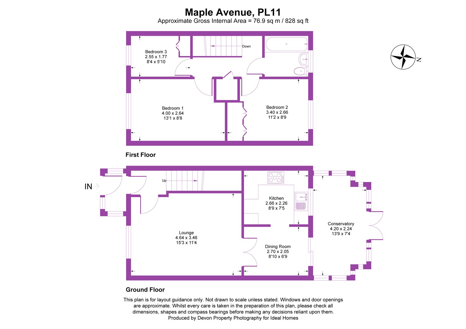 53, Maple Avenue, Cornwall floorplan
