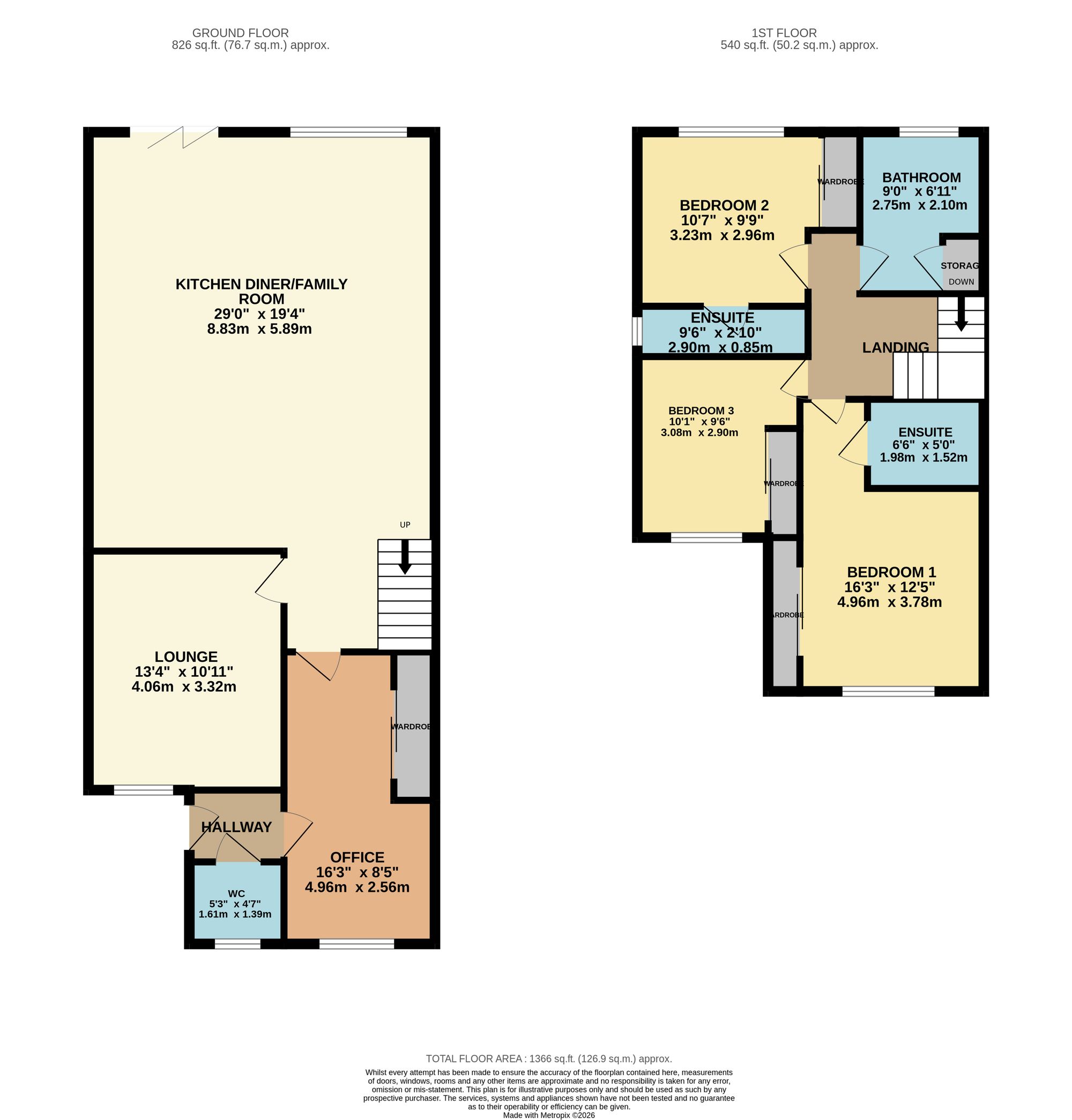 5 Harrington Close, Bury floorplan