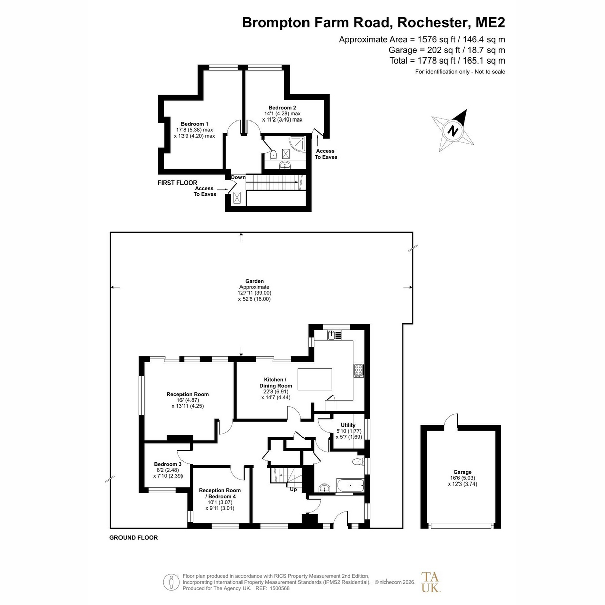 114, Brompton Farm Road, Rochester floorplan