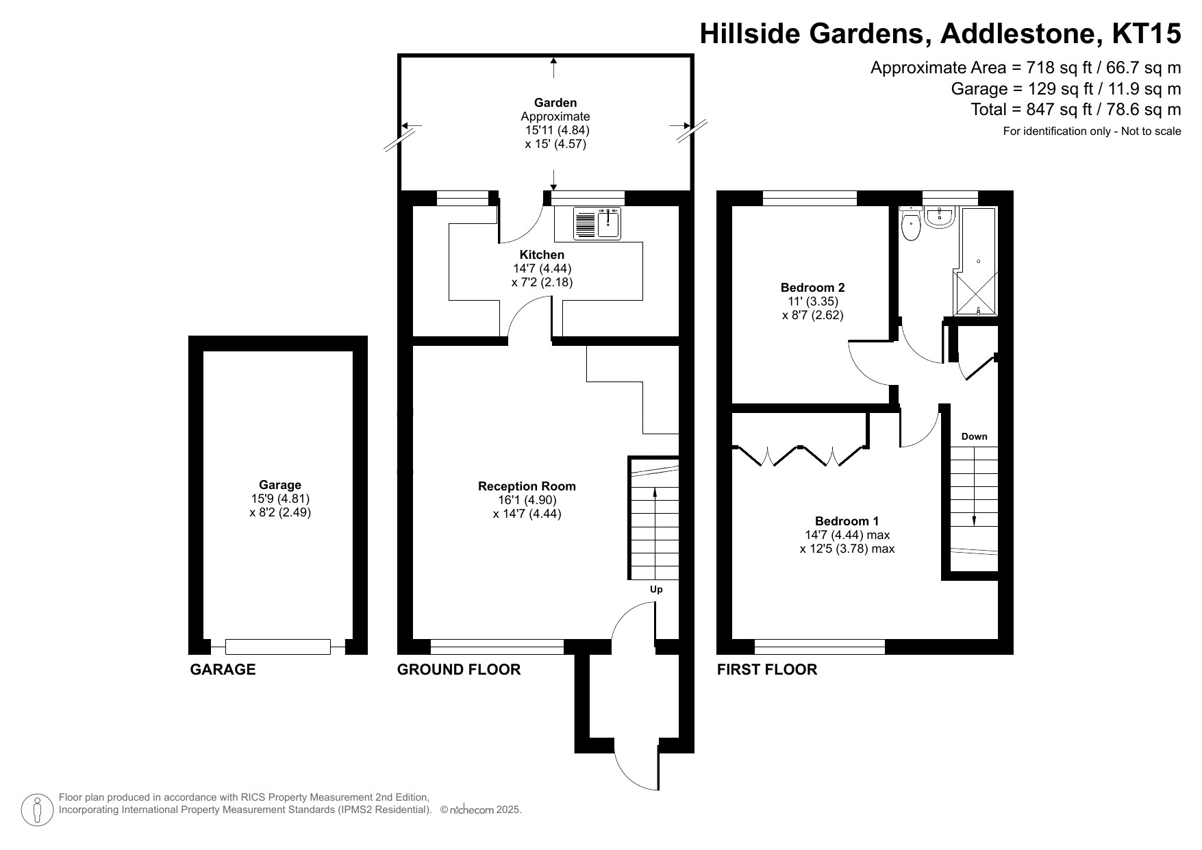 6, Hillside Gardens, Surrey floorplan
