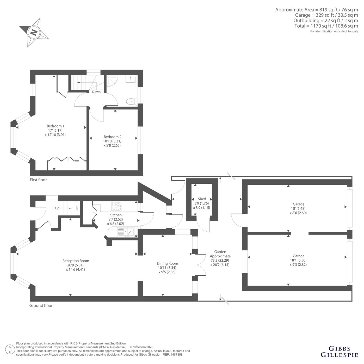 51, Clyfford Road, Ruislip floorplan