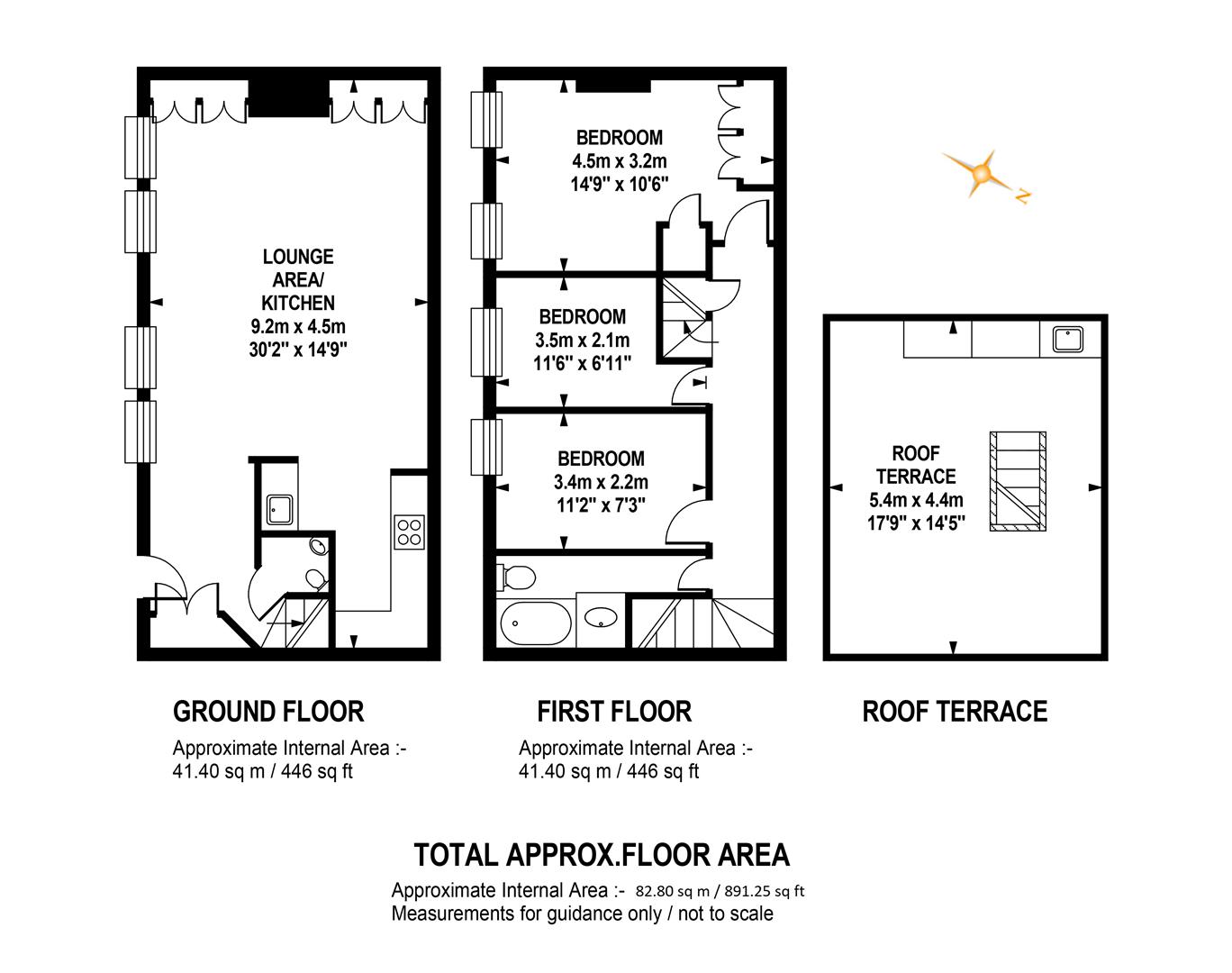 14C, Grove Lane, London floorplan