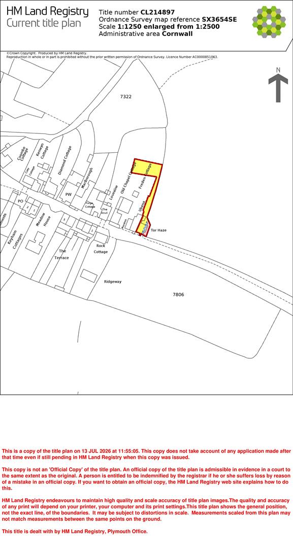 Tor Haze, Crafthole, Torpoint floorplan