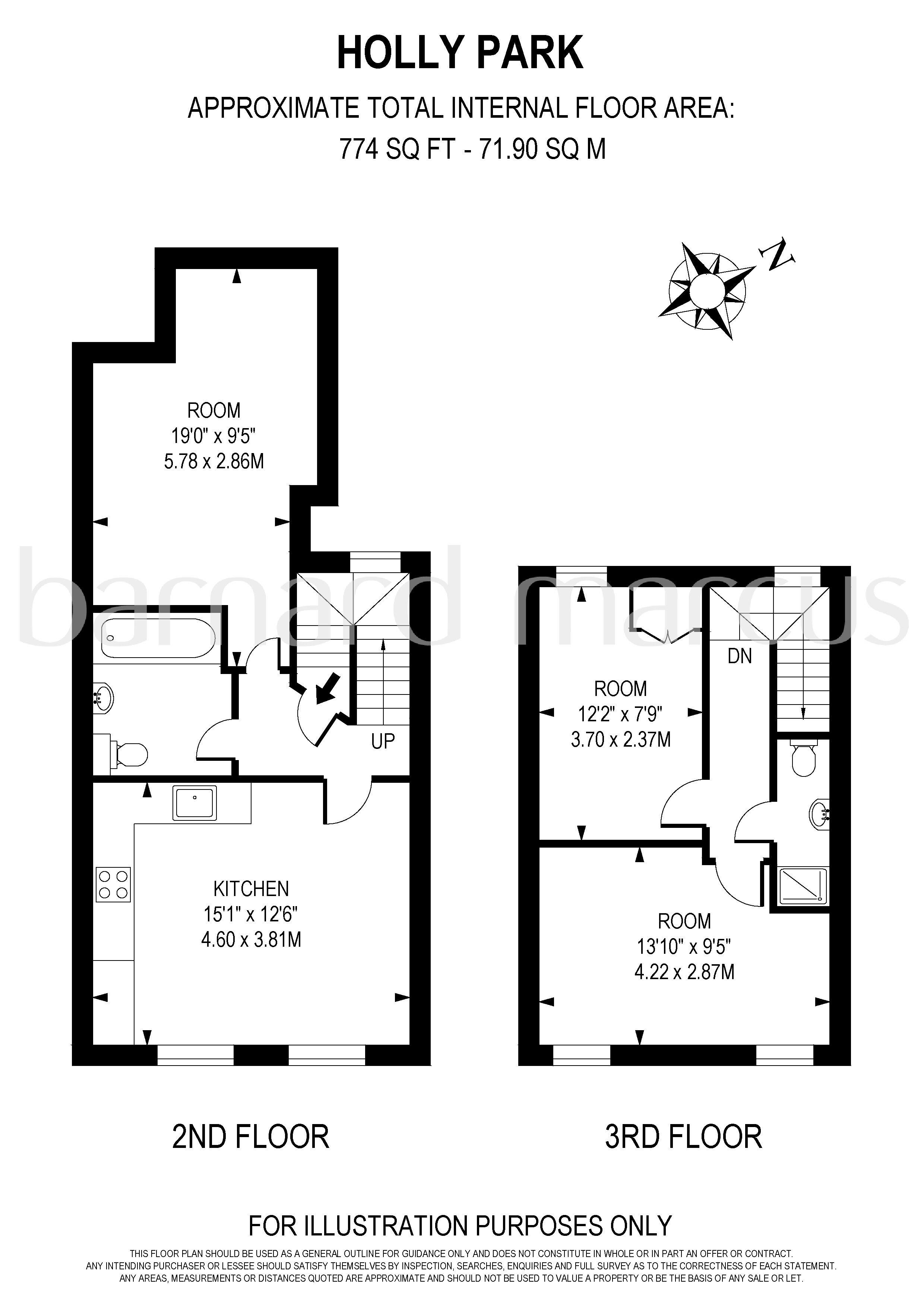 2 Bedrooms Flat to rent in Holly Park Road, London N11