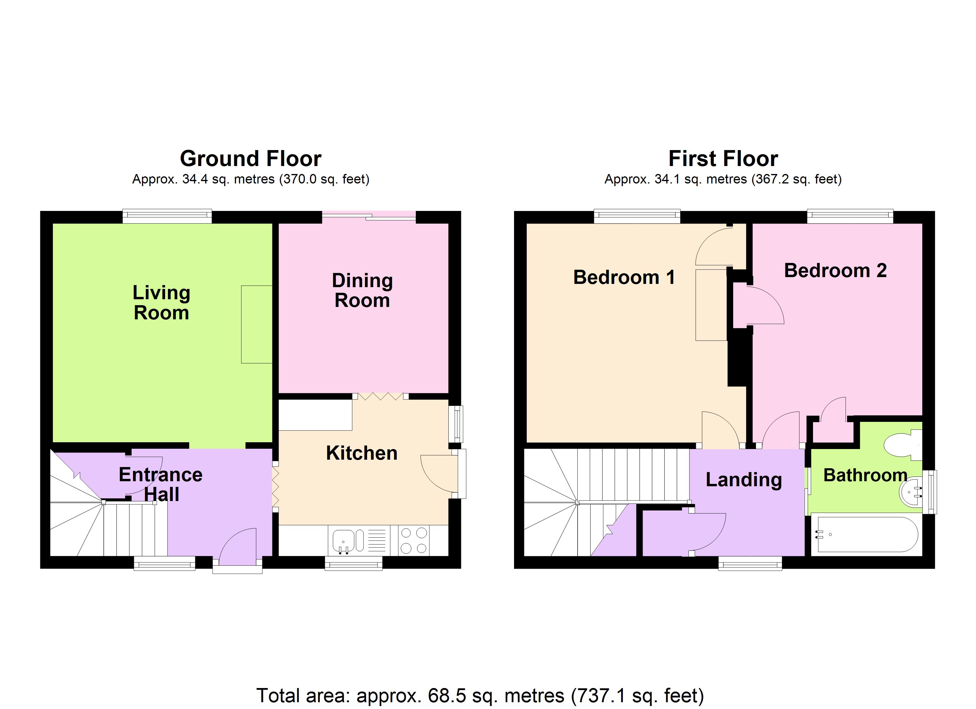 2 Bedrooms Semi-detached house for sale in Oak Mead, Godalming, Surrey GU7