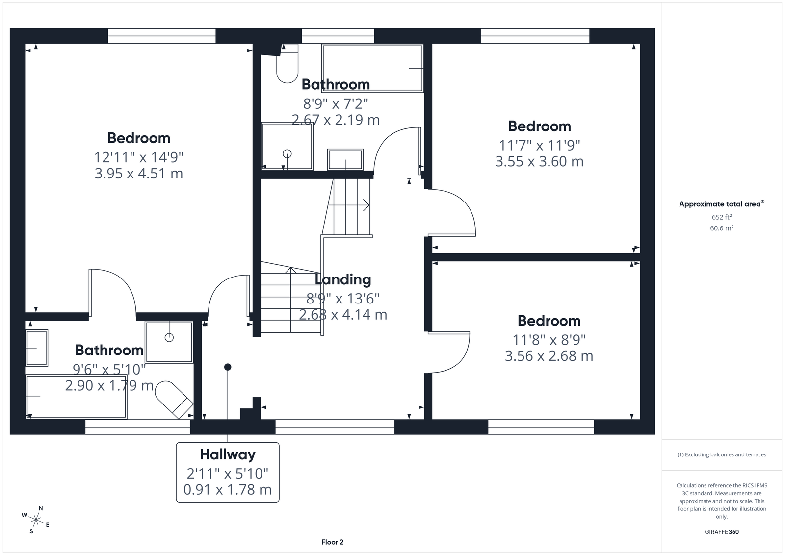 2a, Highfield Road, Whitby floorplan