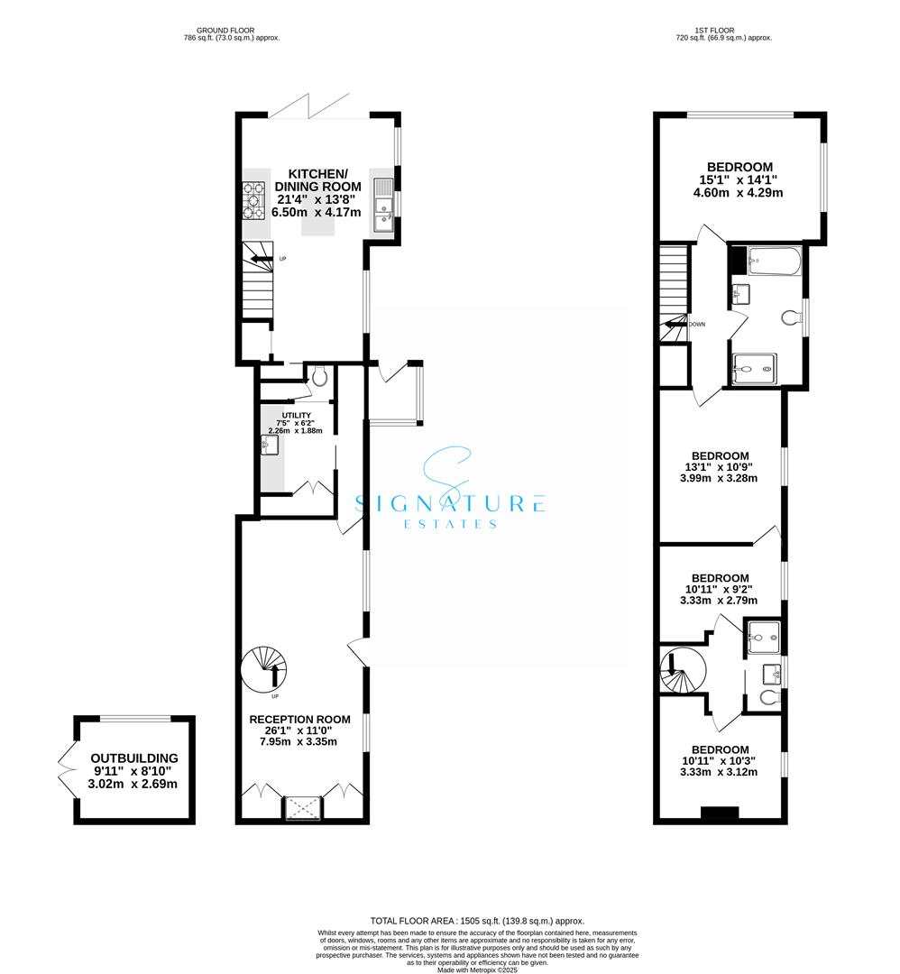 1a ,Magnolia Cottage, East Lane, Bedmond floorplan