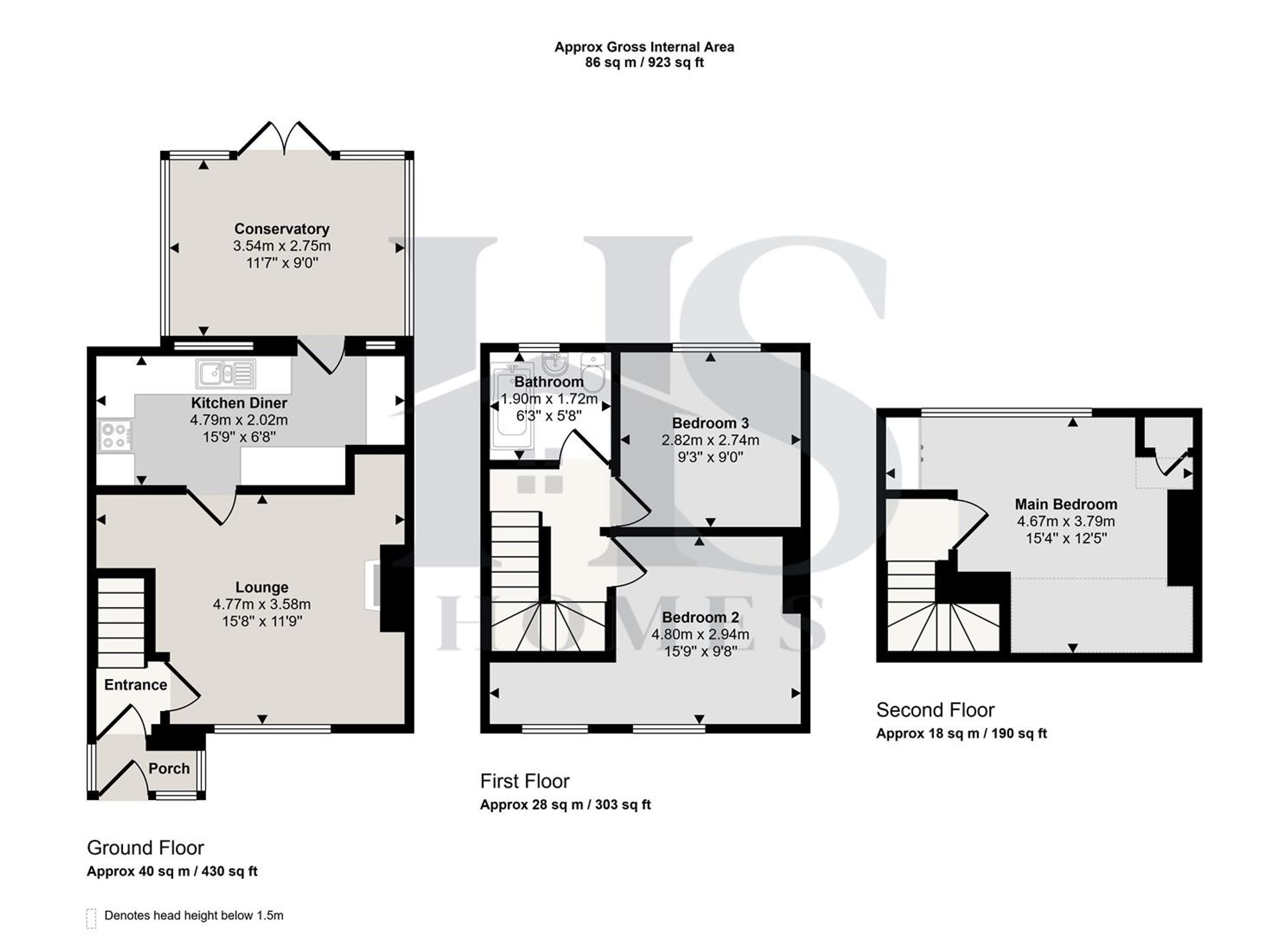 20 Easthope Road, Birmingham floorplan
