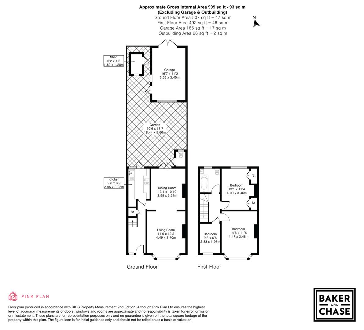 50, Ulster Gardens, London floorplan