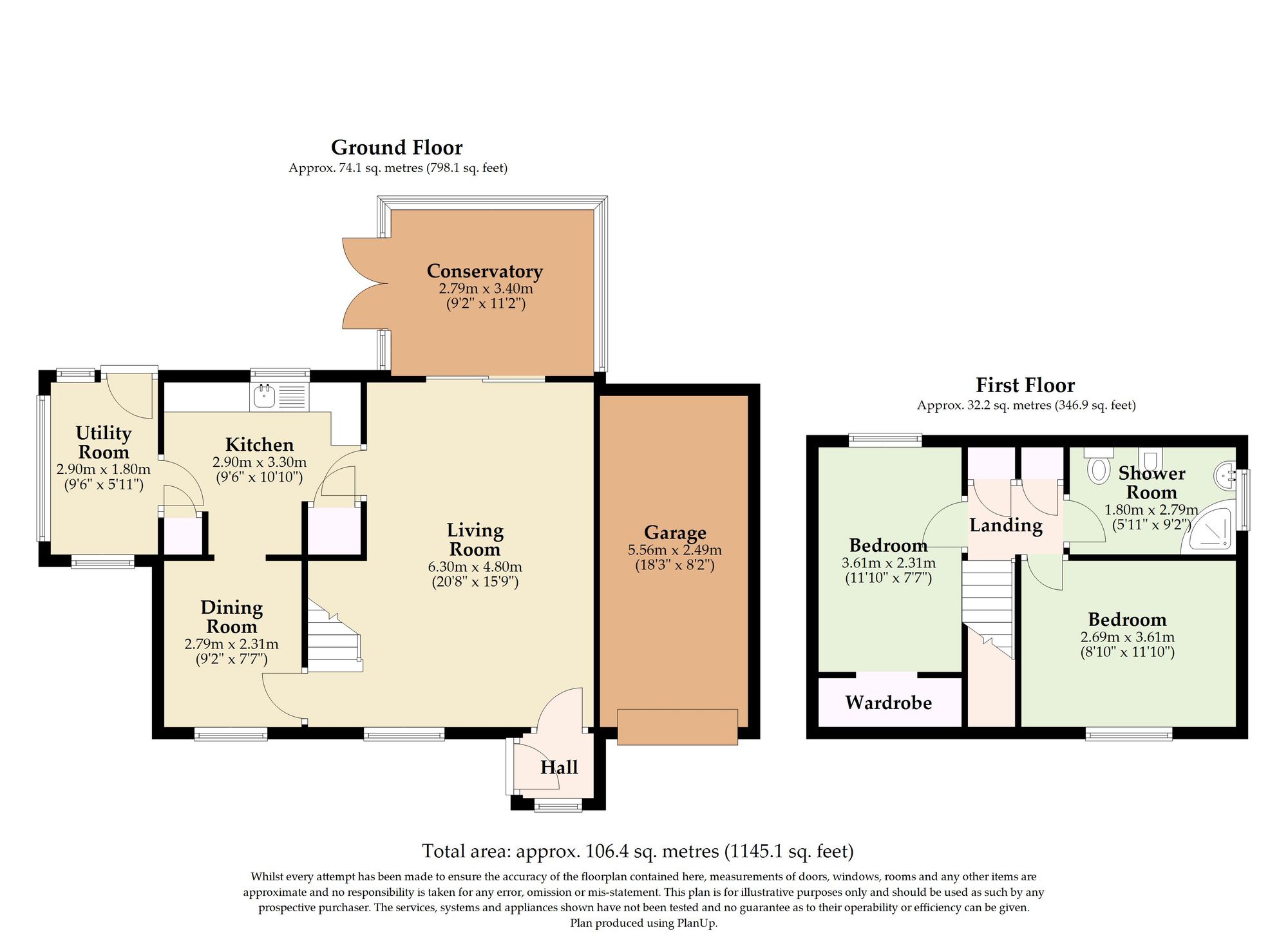 10 Deepdale Avenue, Great Yarmouth floorplan