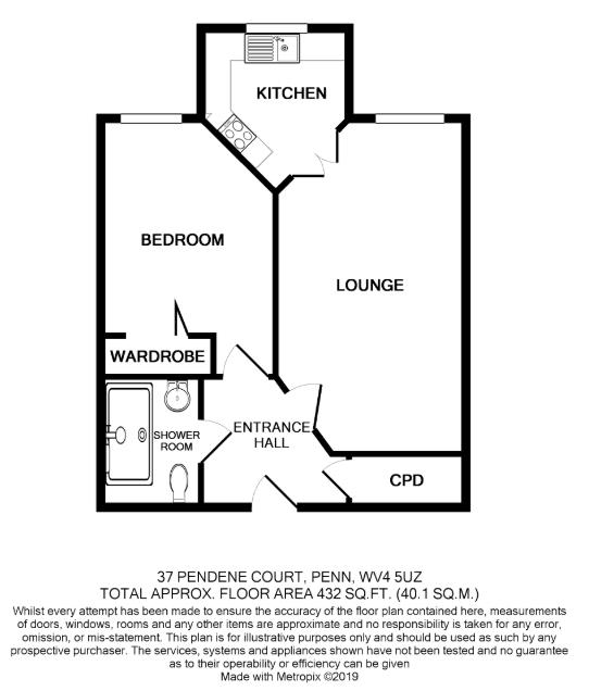 253 Penn Road, Penn, Wolverhampton, West Midlands WV4, 1 bedroom flat