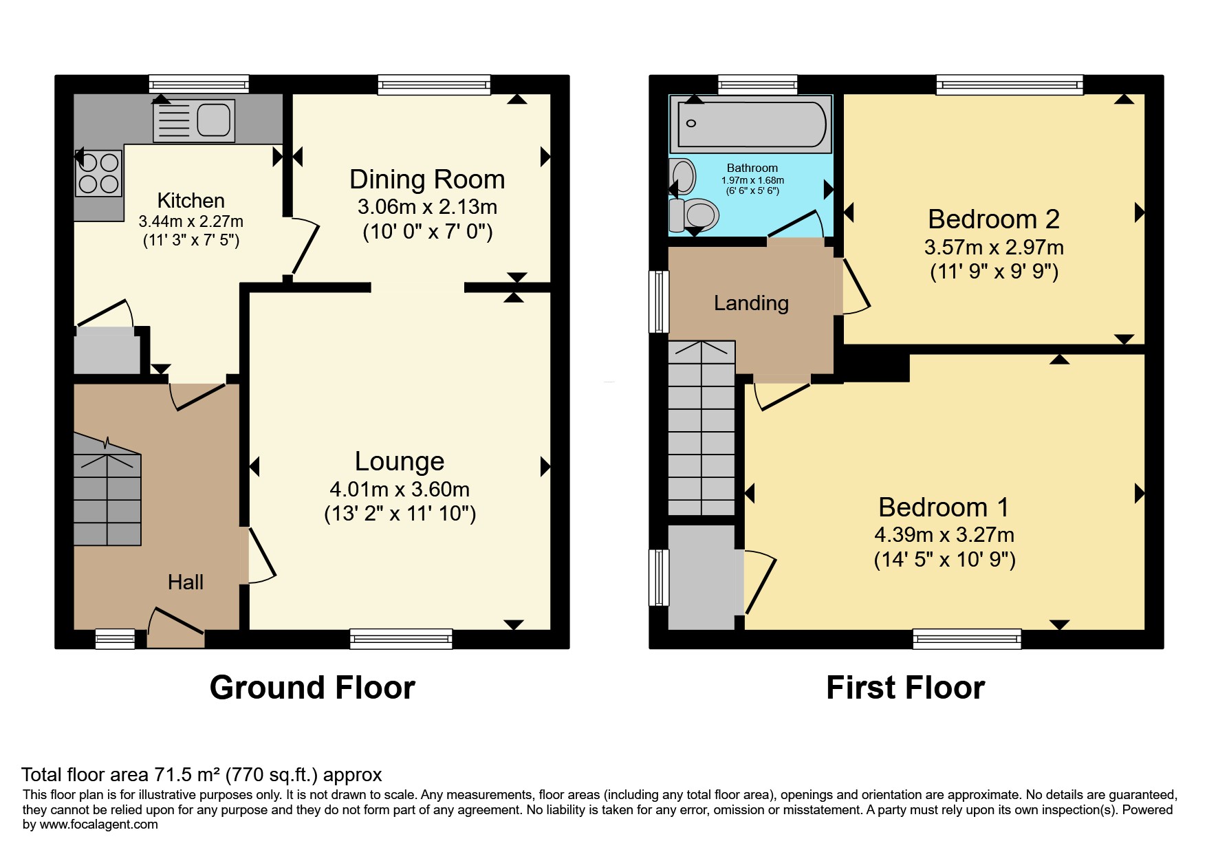 26, Ochrewell Avenue, Huddersfield floorplan