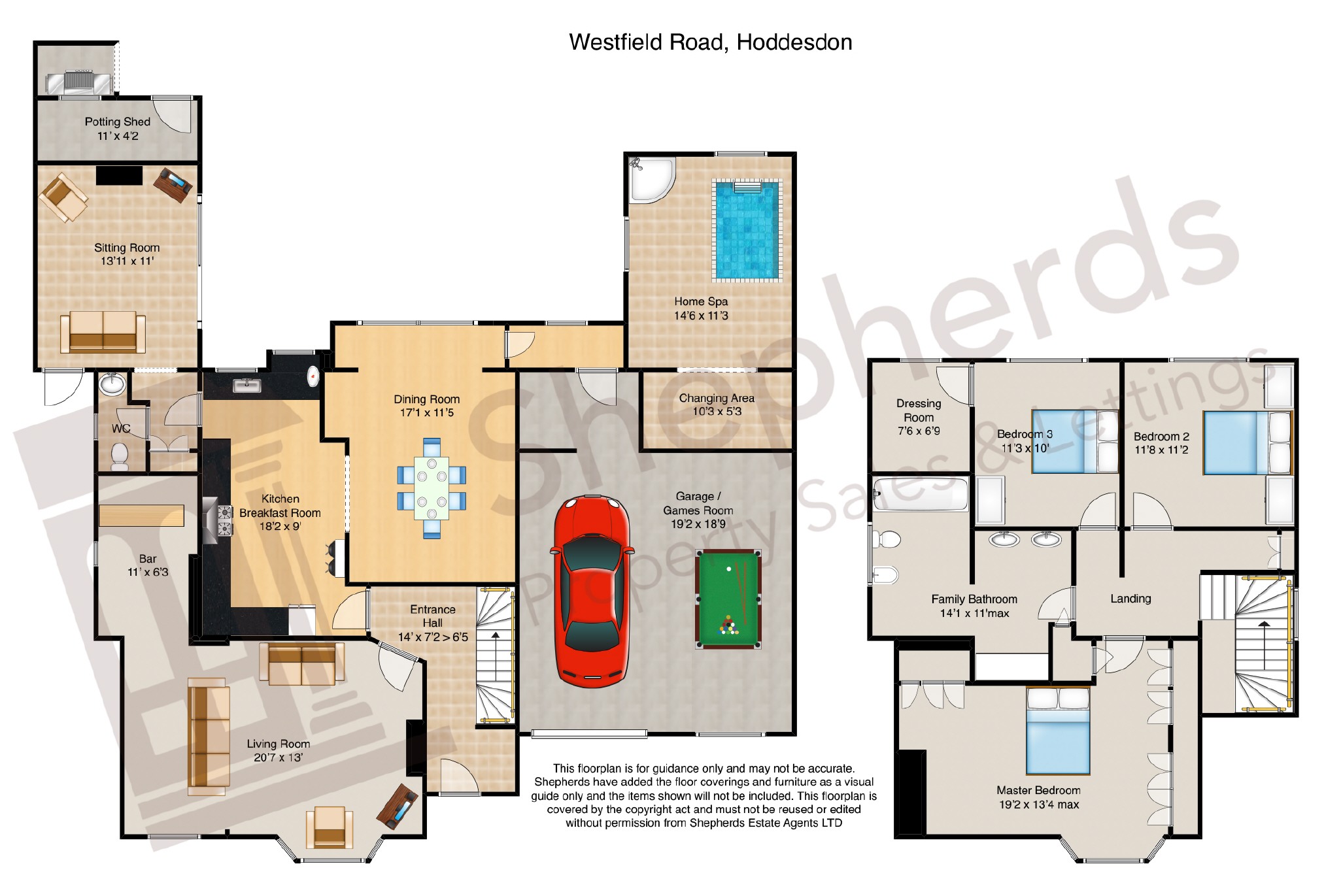 4 Bedrooms Detached house for sale in Westfield Road, Hoddesdon, Hertfordshire EN11