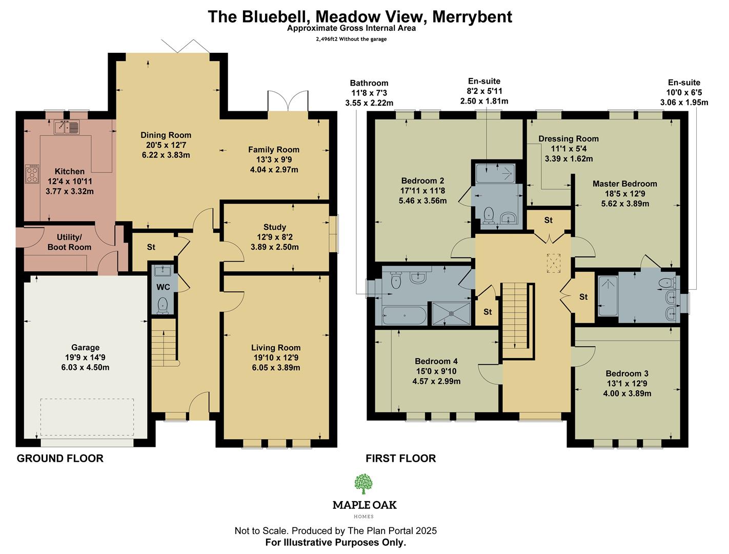 5, Meadow View, Darlington floorplan