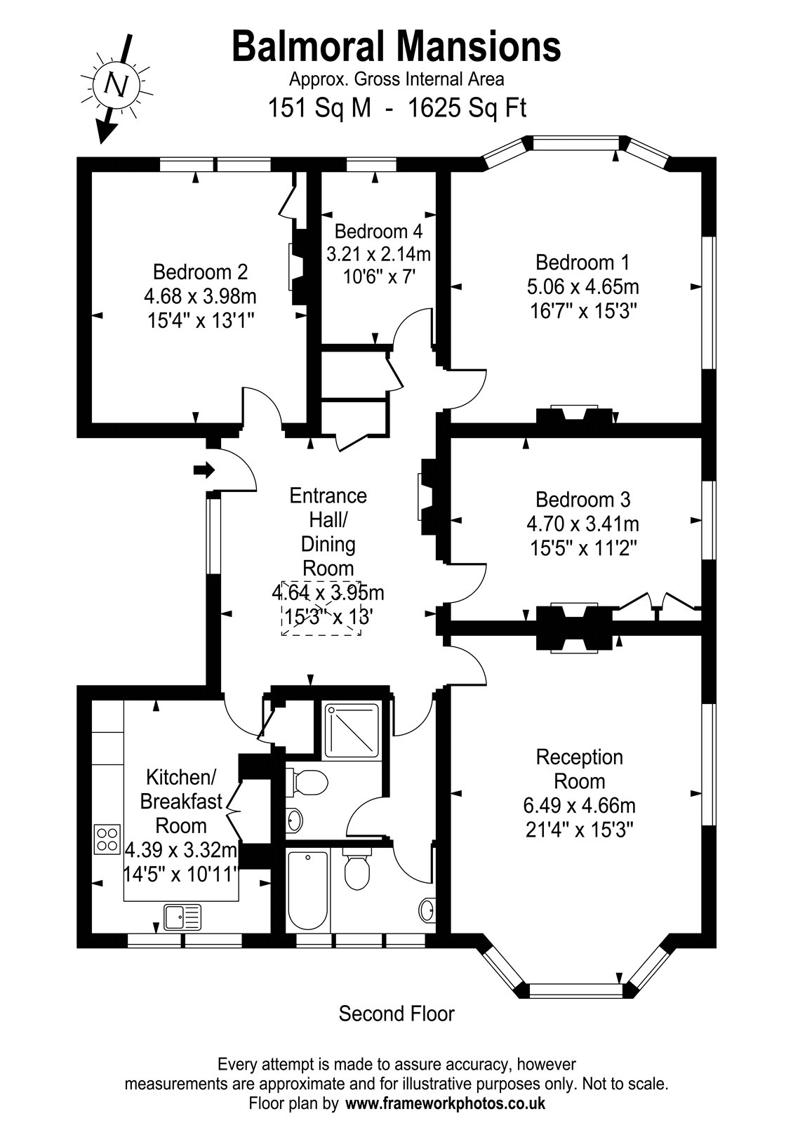 6, Balmoral Mansions, East Twickenham floorplan