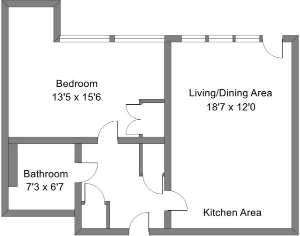 Flat 15, Raymond Chadburn House, Woodgrange Road, London floorplan