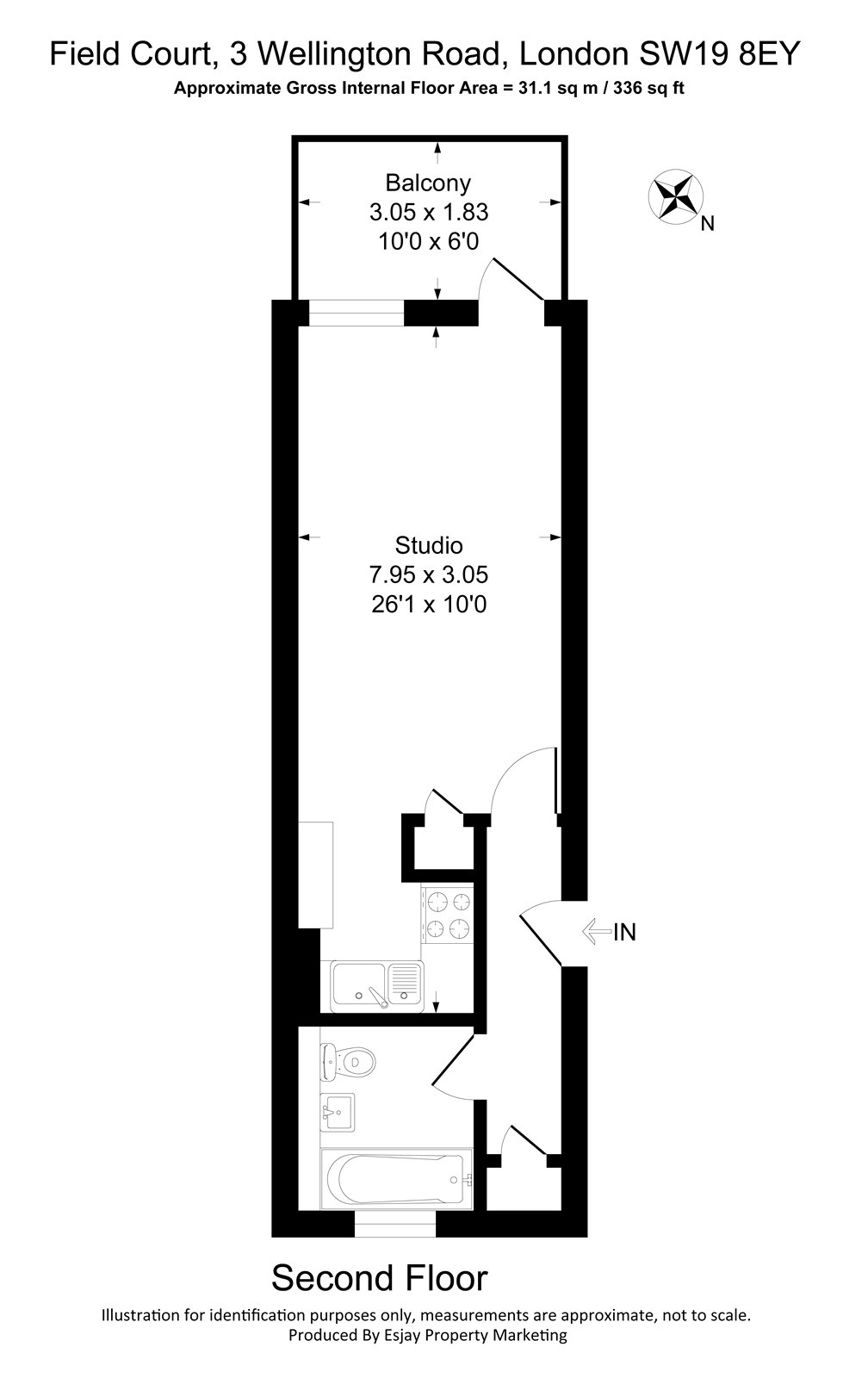 12, Field Court, Wimbledon Park floorplan