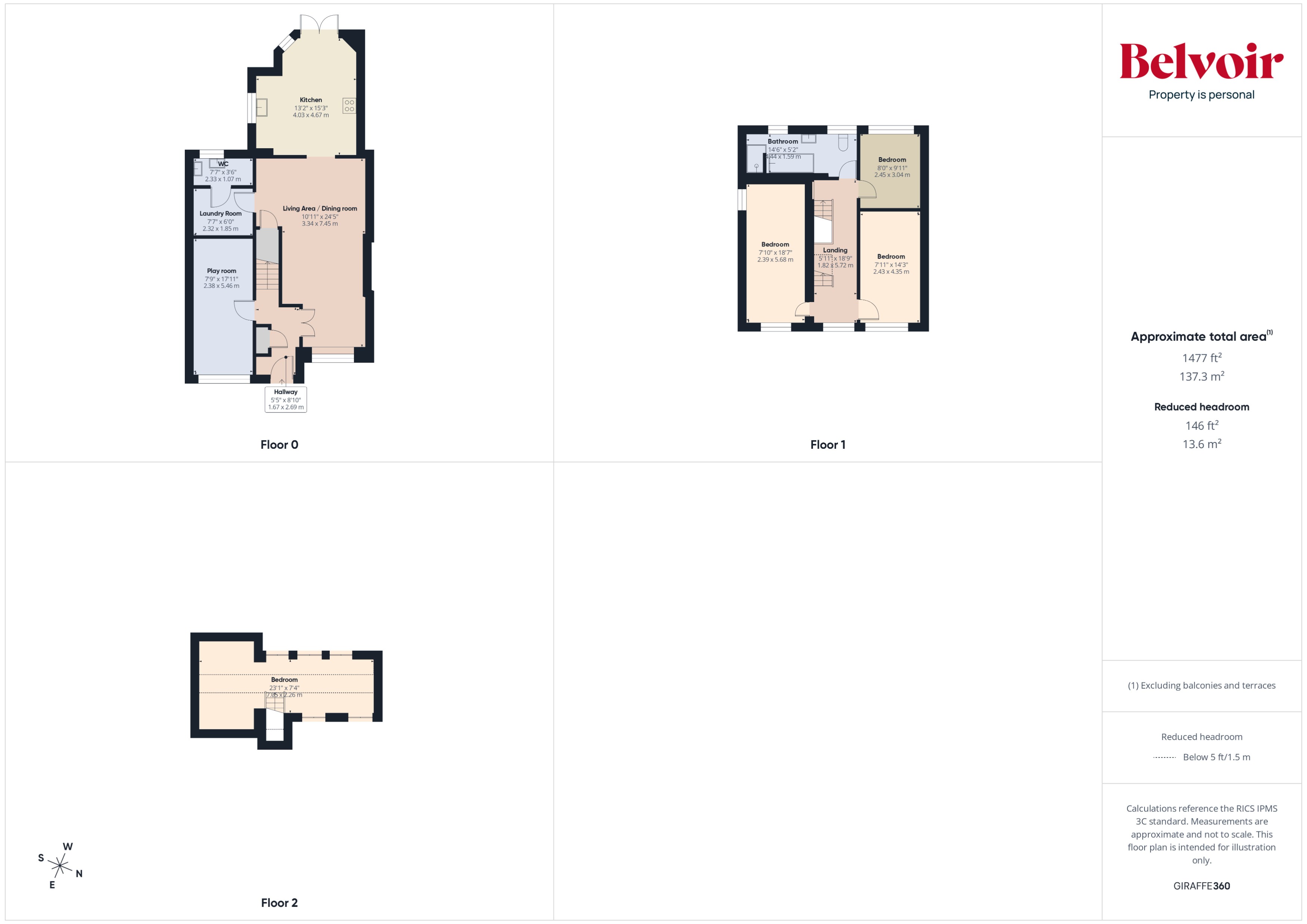 4, Magnolia  Close, Haydock floorplan
