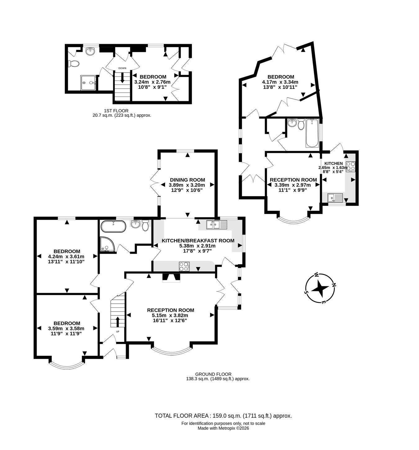 Tyrafon, Golf Links Road, Builth Wells floorplan