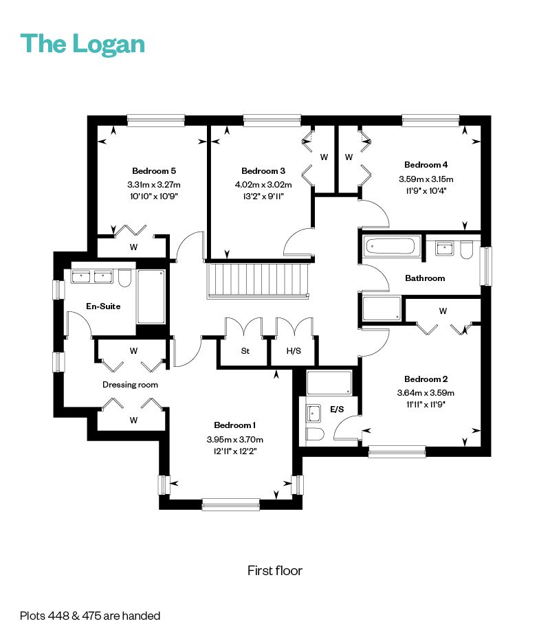 Plot 448 Cedar Brae, Jackton floorplan