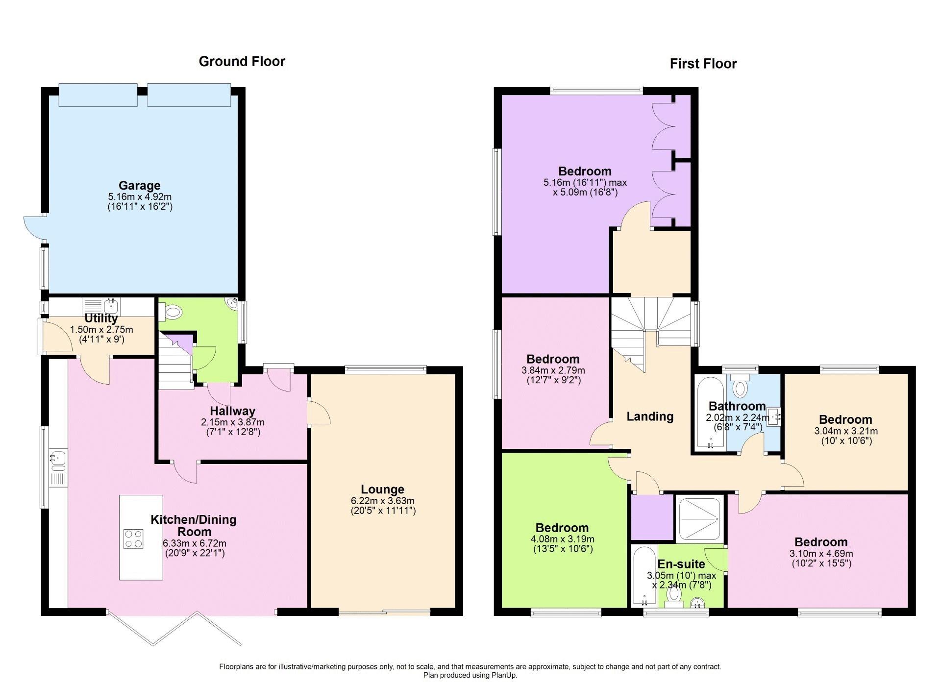 12, Wood Close, Newport floorplan