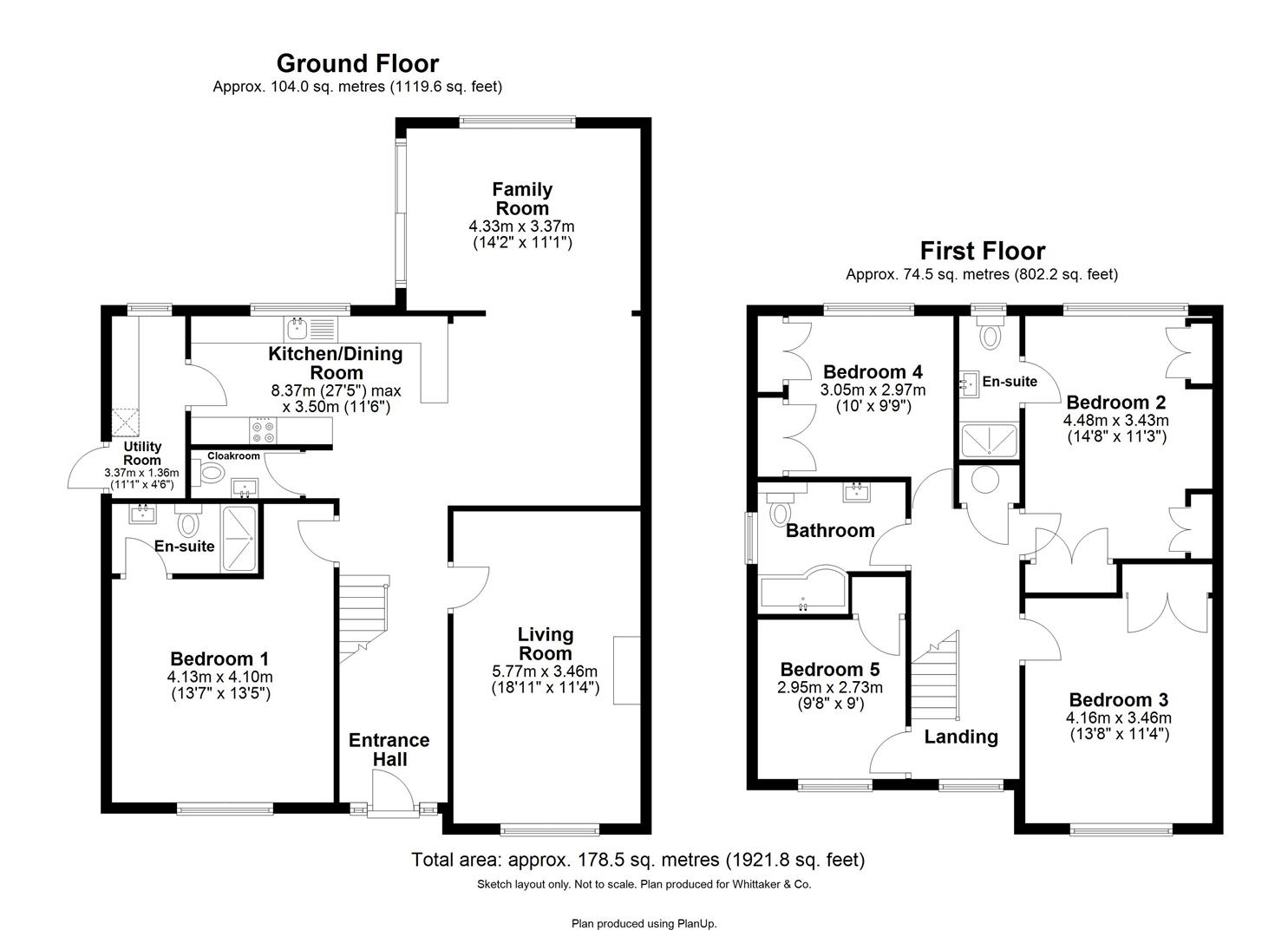 Hill House, 24, Derwent Road, Harpenden floorplan