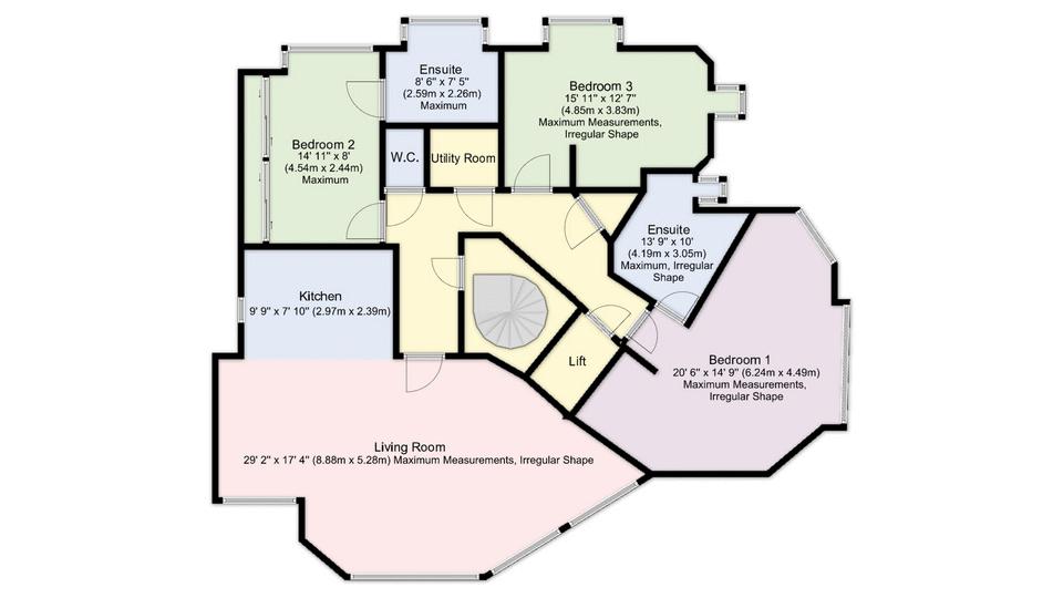 Flat 4, Threepennybit, East Street, Fareham floorplan