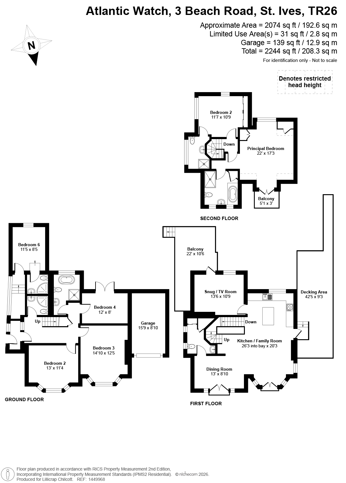 Atlantic Watch, St. Ives floorplan