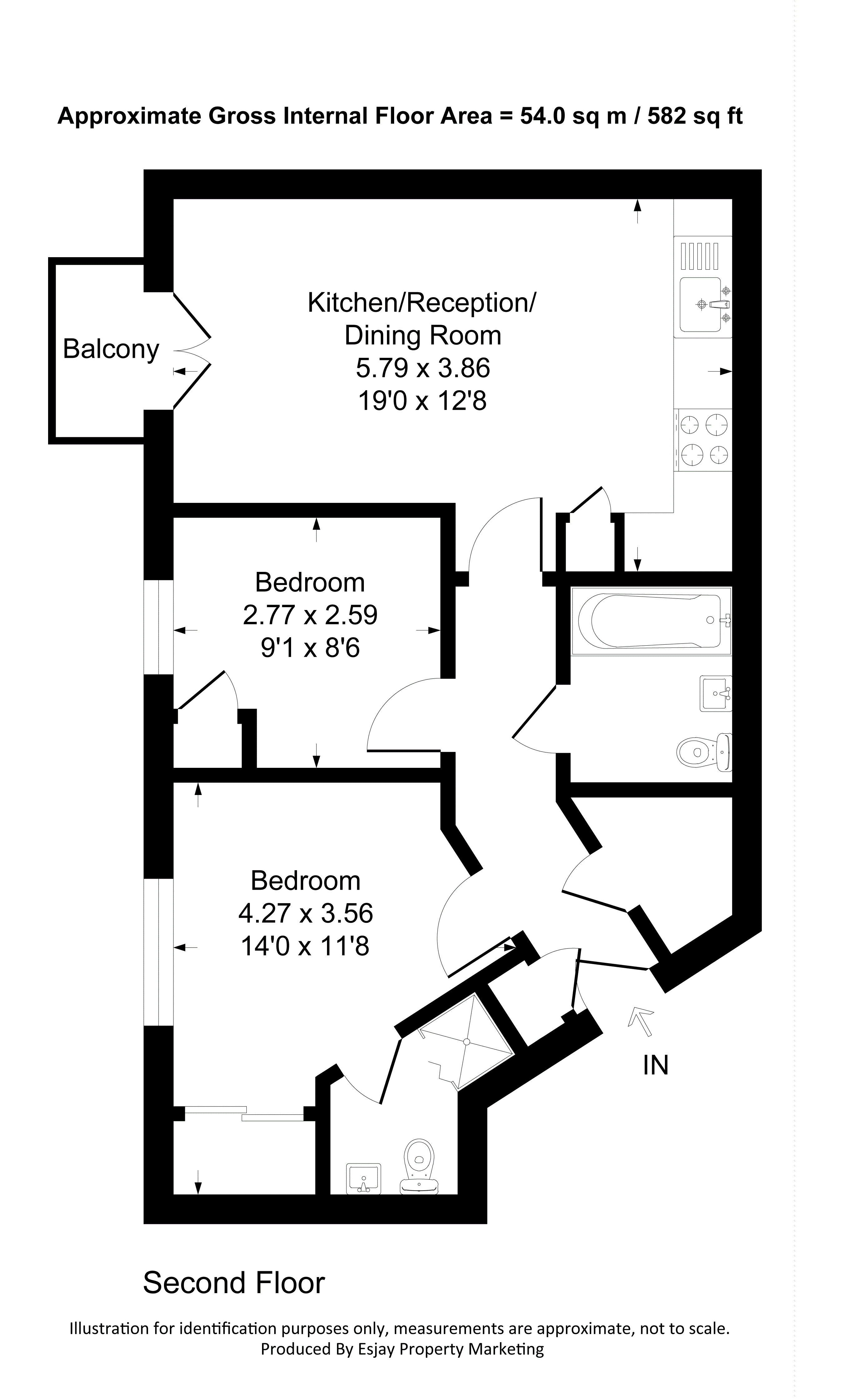 7, Carrington Court, New Malden floorplan
