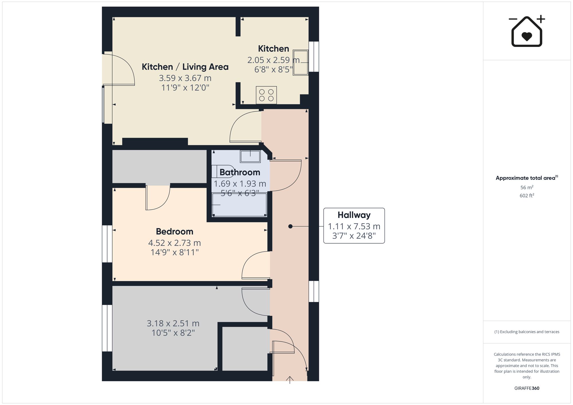 11 Royal Sovereign Apts Phoebe Road, Pentrechwyth, Swansea floorplan