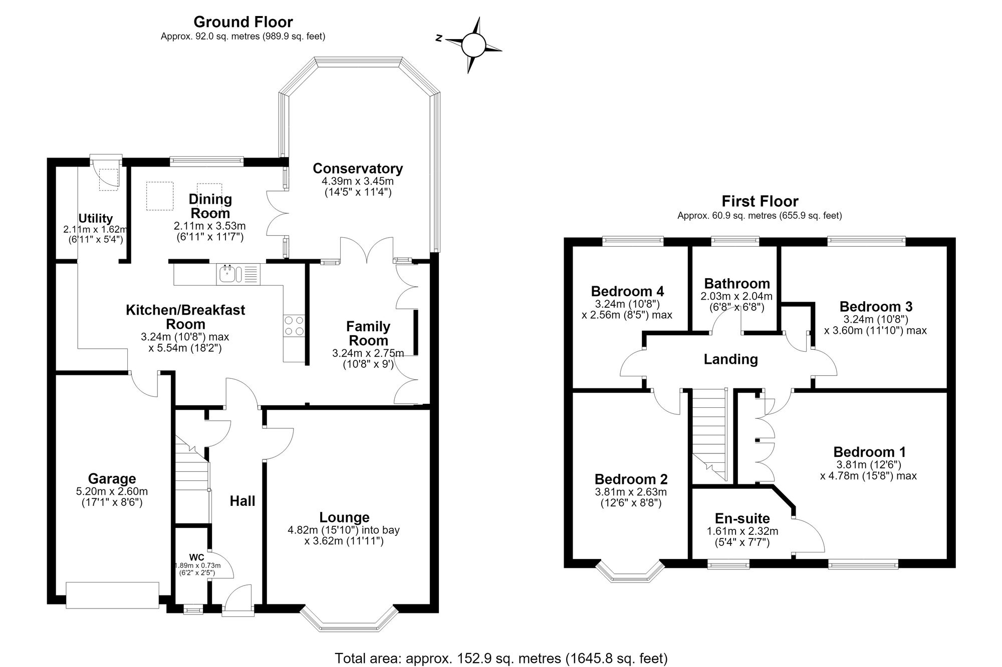 58 Shackleton Close, Warrington floorplan
