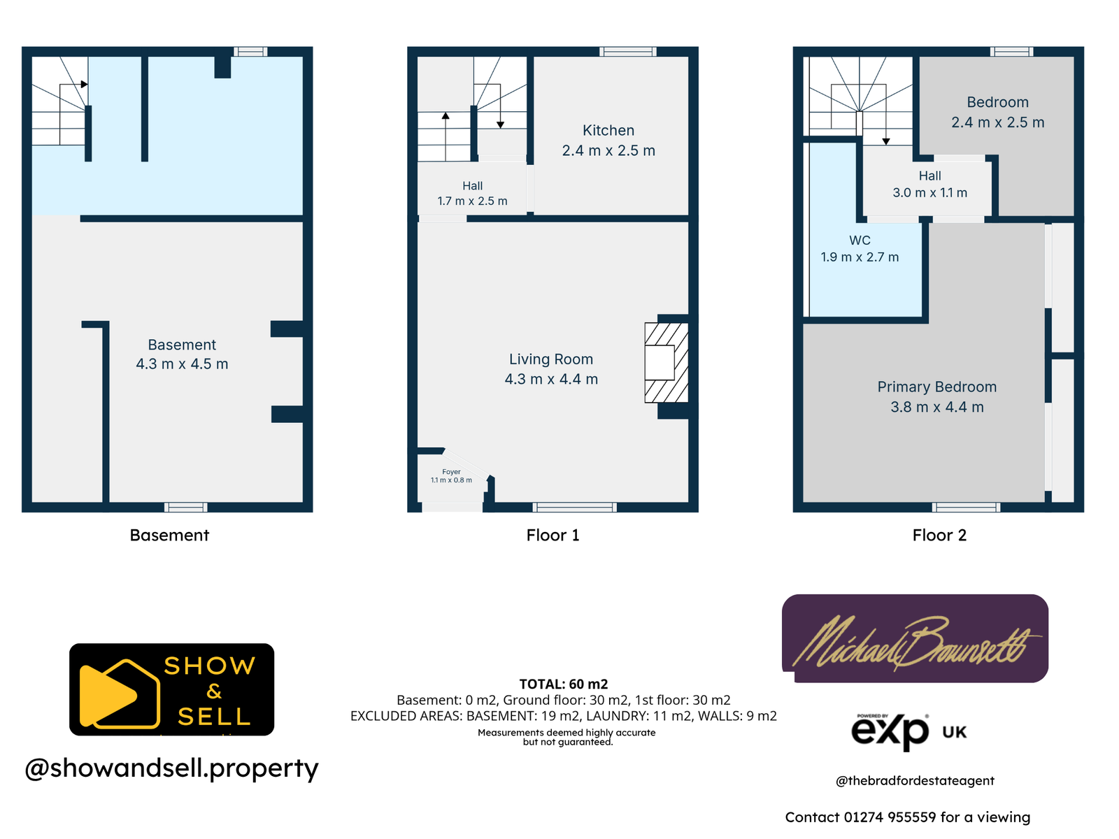 11, Grange Terrace, Bradford floorplan