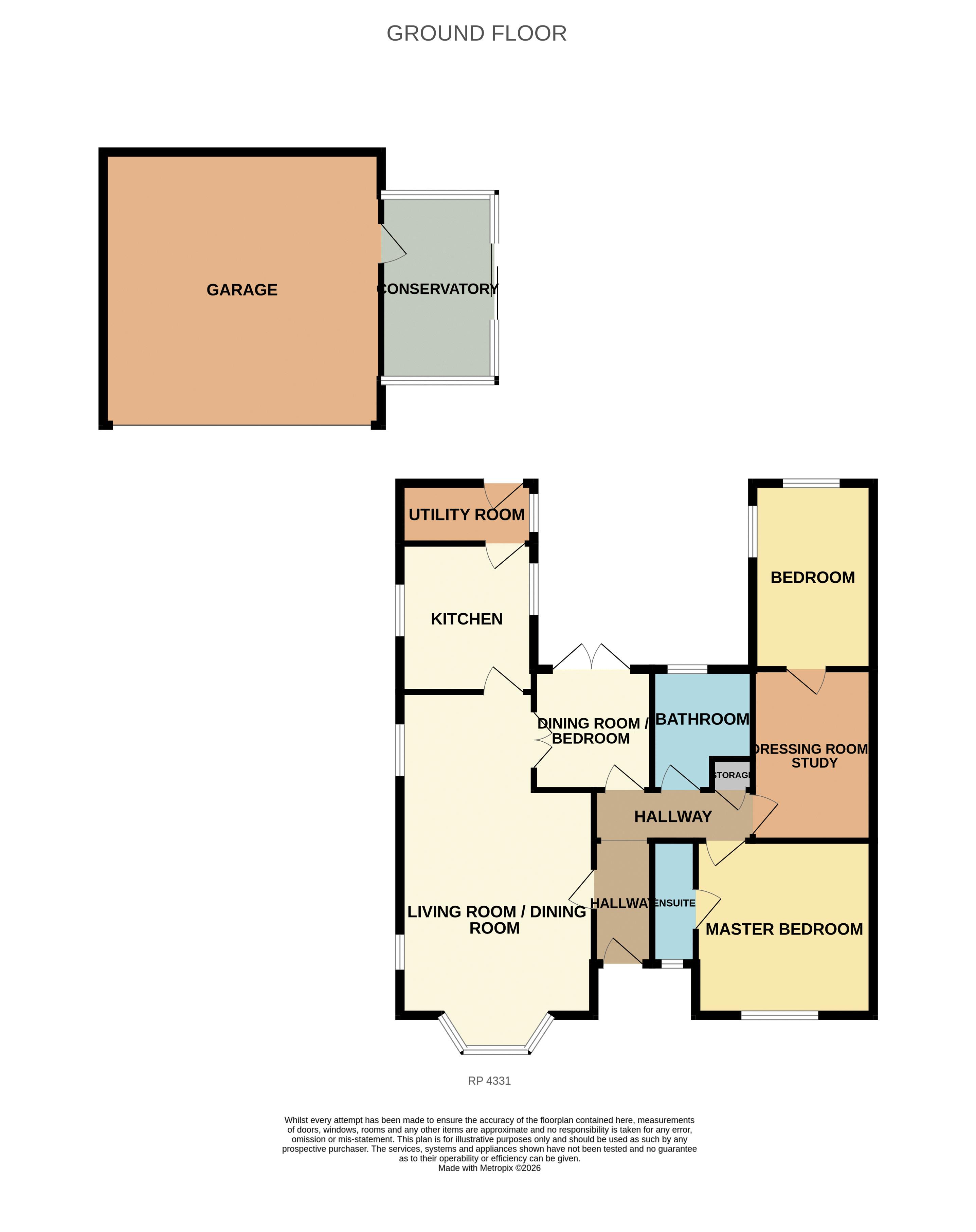 11, Tan Yr Wylfa, Abergele floorplan