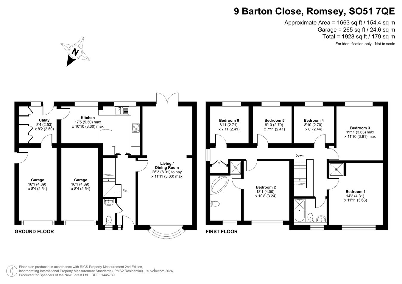 9, Barton Close, Romsey floorplan