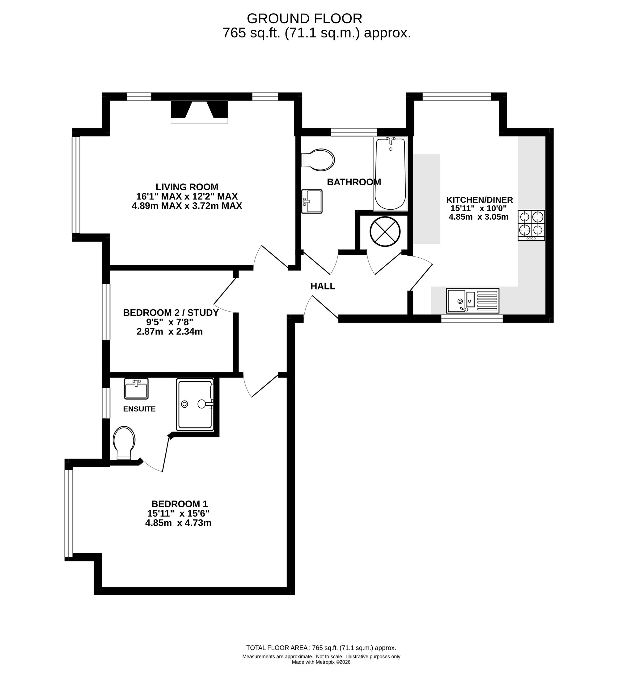 58 The Shambles, Knutsford floorplan