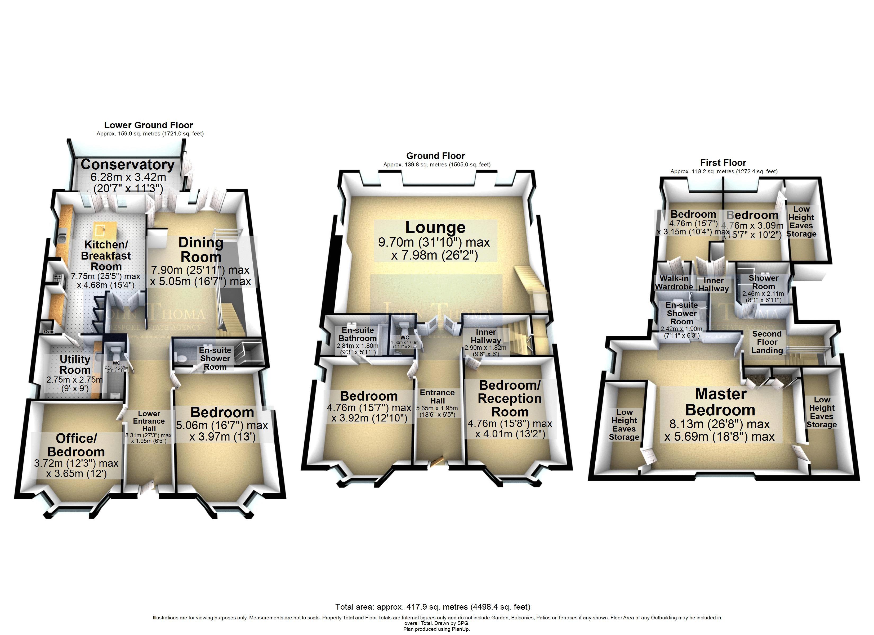 8, Manor Road, Chigwell floorplan