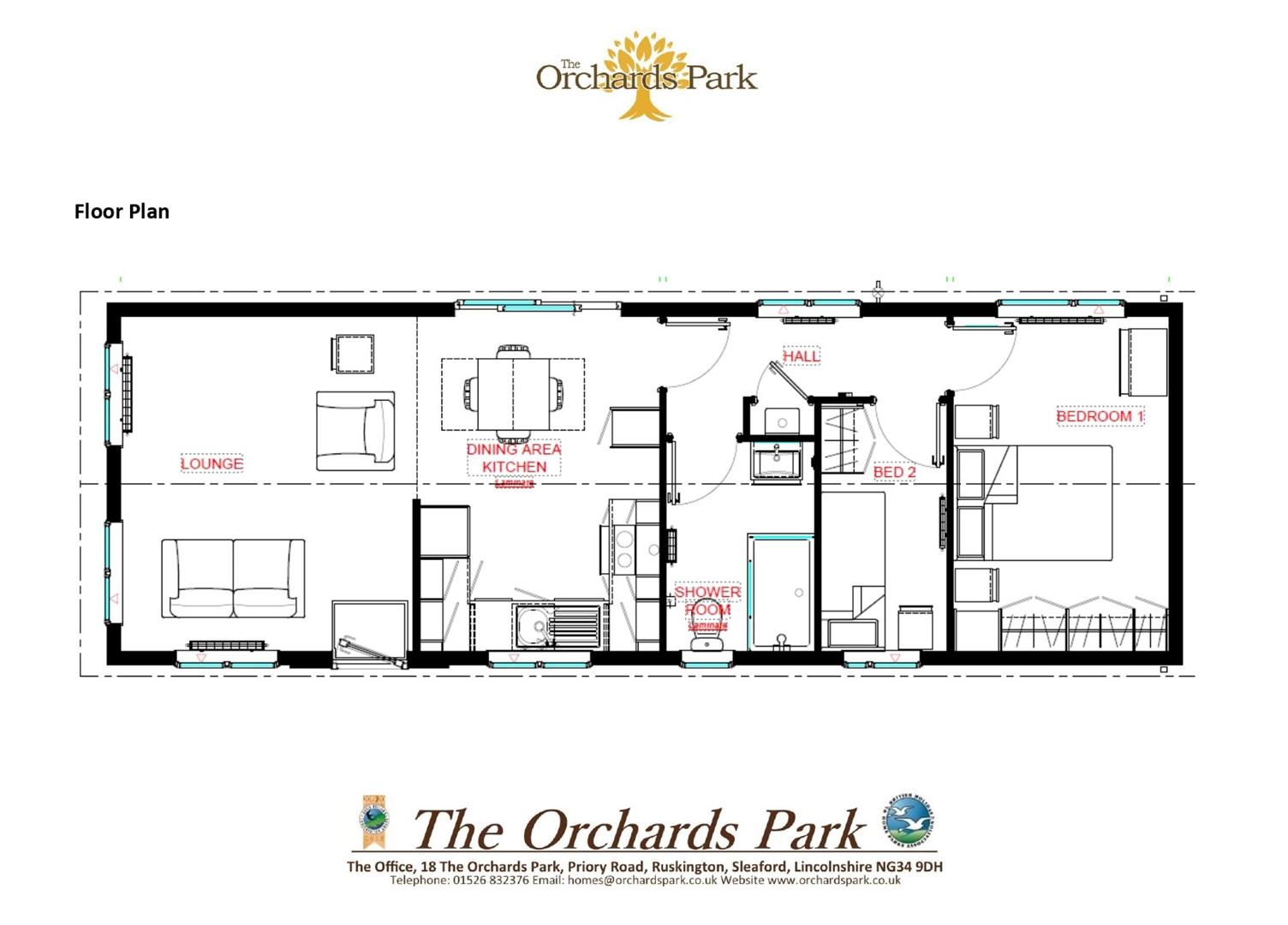 29, The Orchards Park, Sleaford floorplan