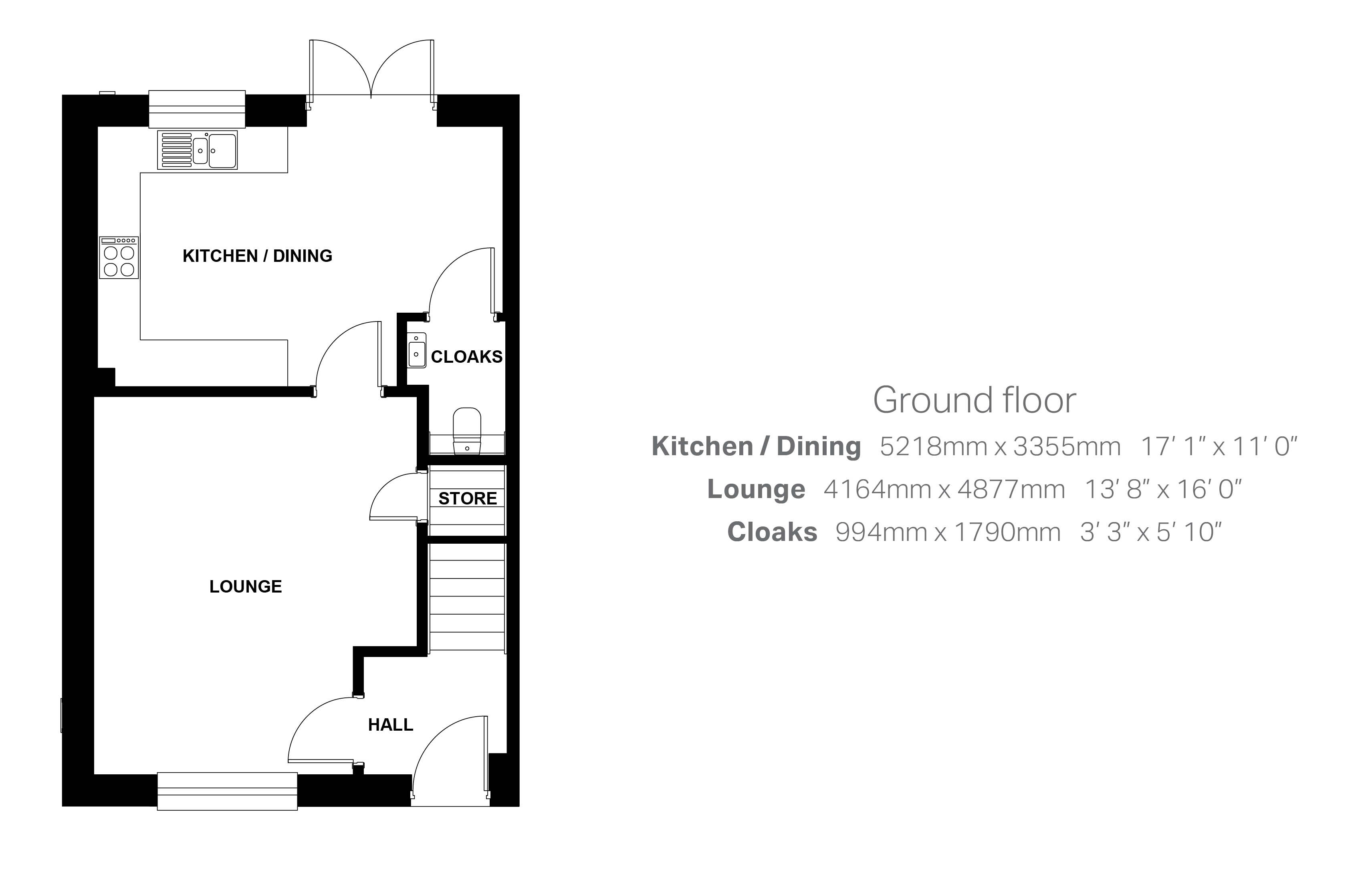 Plot 80, Bothwell Mid Terrace, Duntarvie Castle Road, Winchburgh floorplan