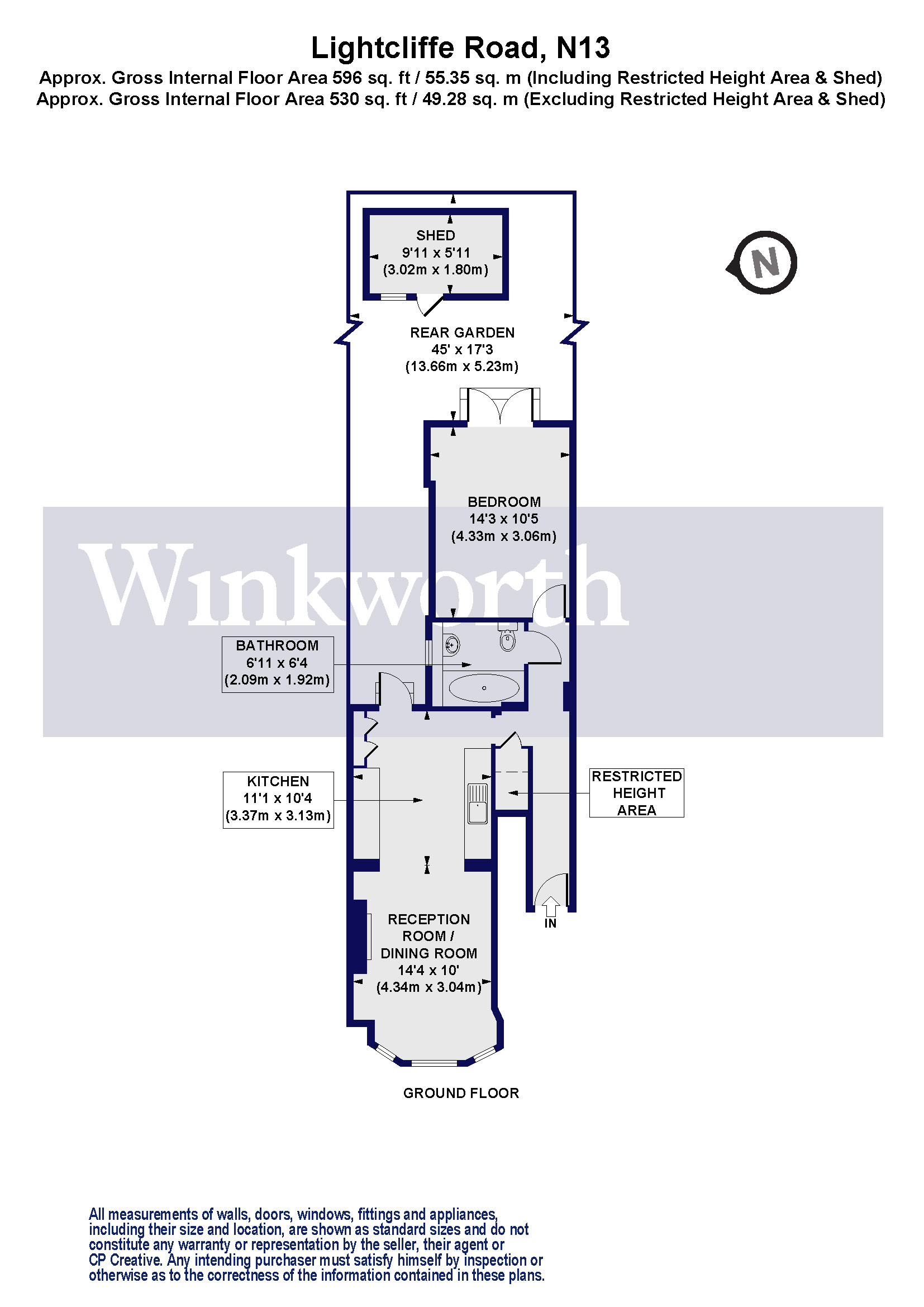 1 Bedrooms Flat for sale in Lightcliffe Road, London N13