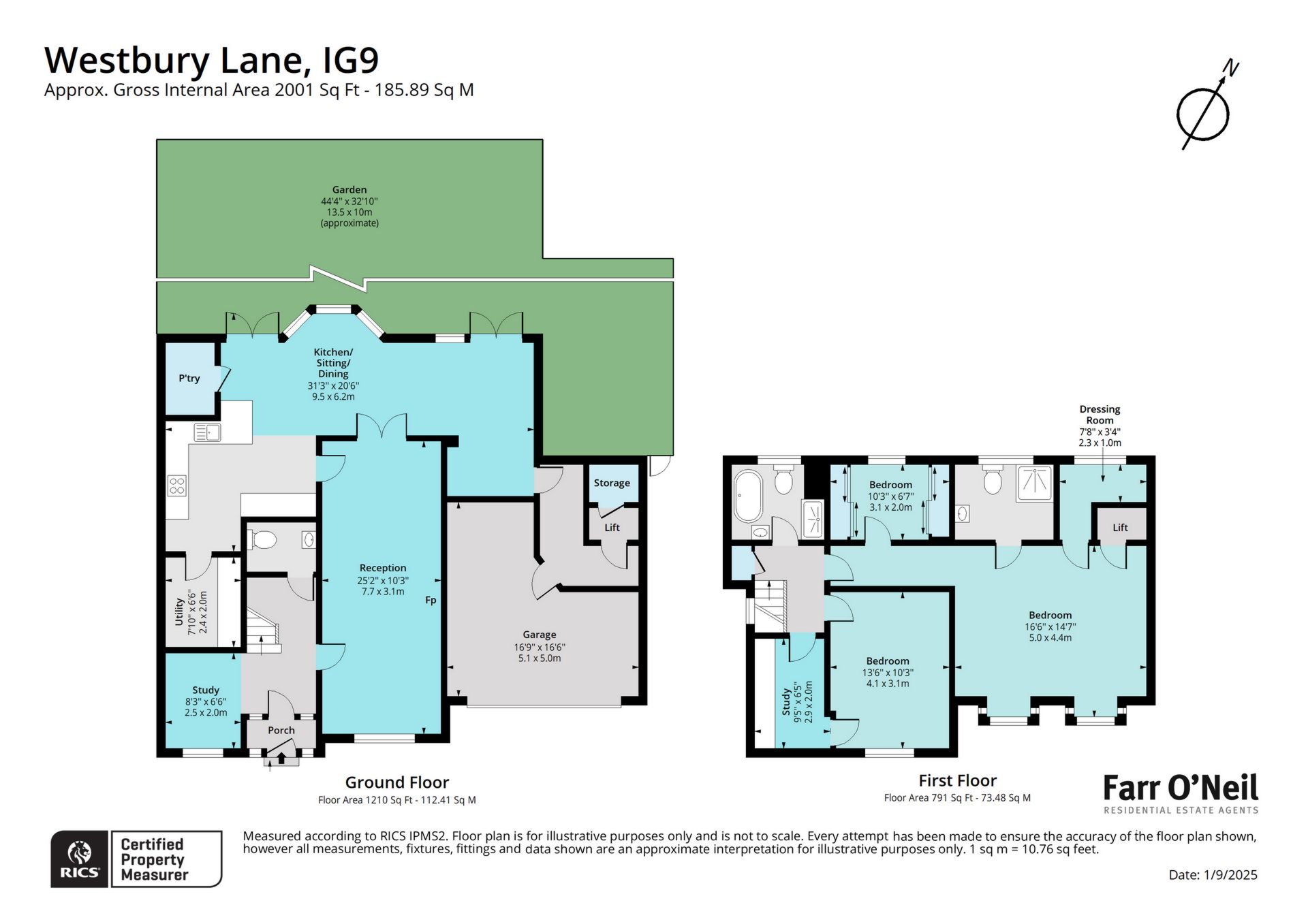 89, Westbury Lane, Buckhurst Hill floorplan