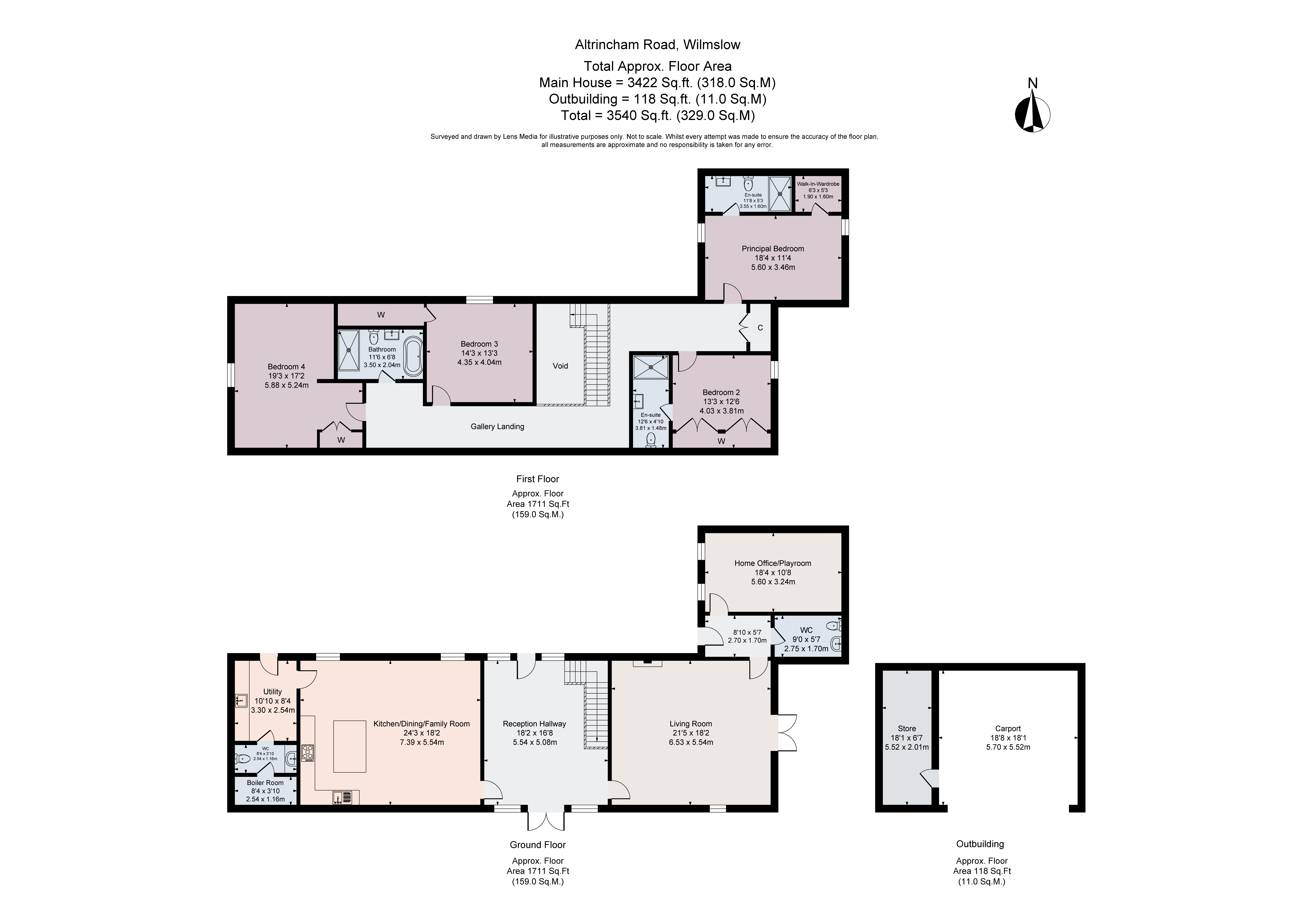 Threshers Barn, Bank House Farm,, Altrincham Road, Cheshire floorplan