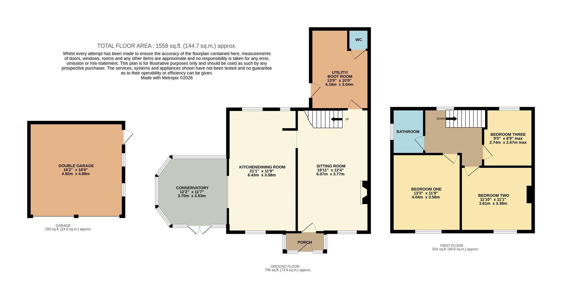 Lockstone Cottage, The Gibb, Littleton Drew floorplan