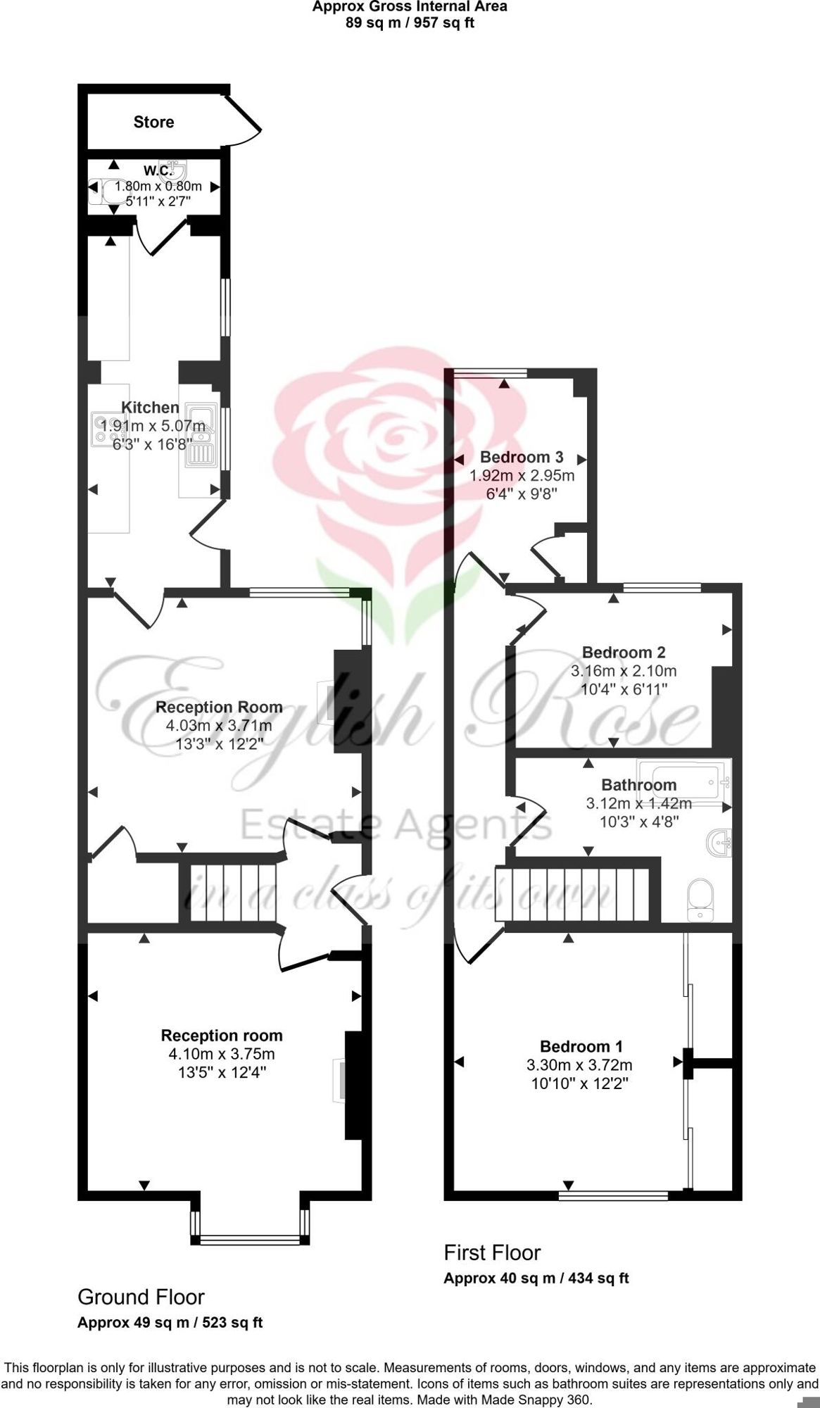 39, Lucknow Drive, Sutton-in-Ashfield floorplan
