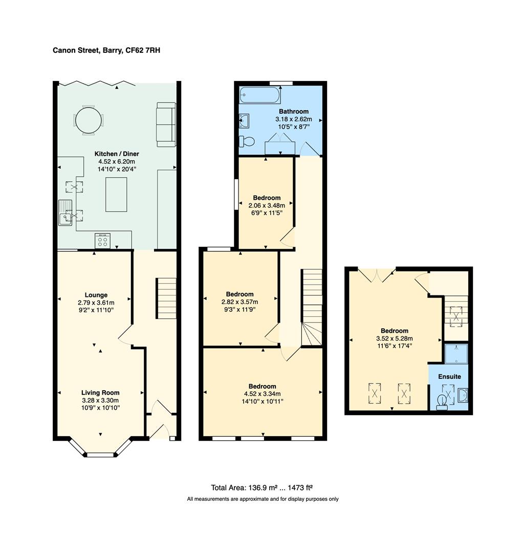 Canon Street, Barry floorplan
