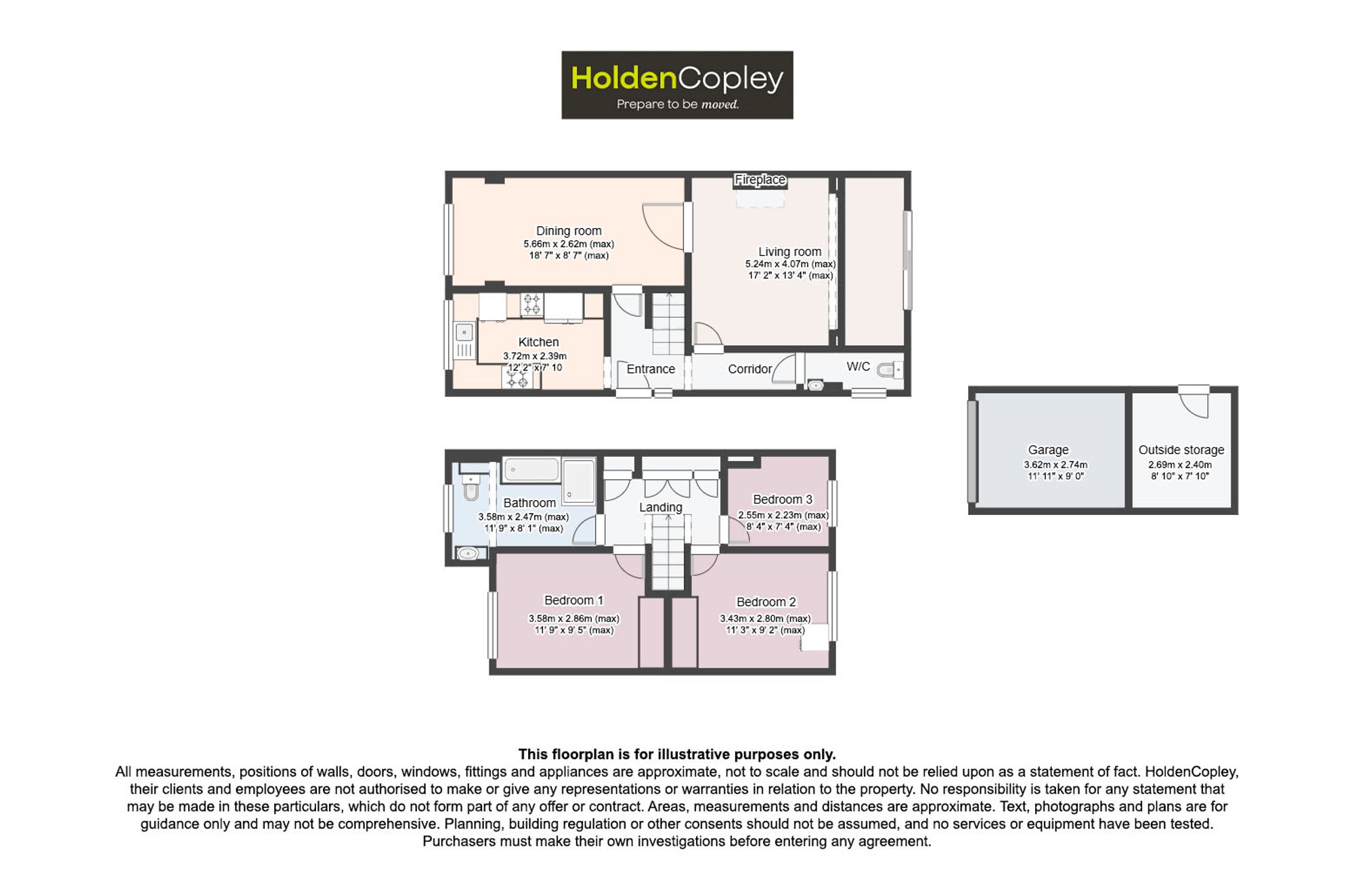 14 Ivy Grove, Nottingham floorplan